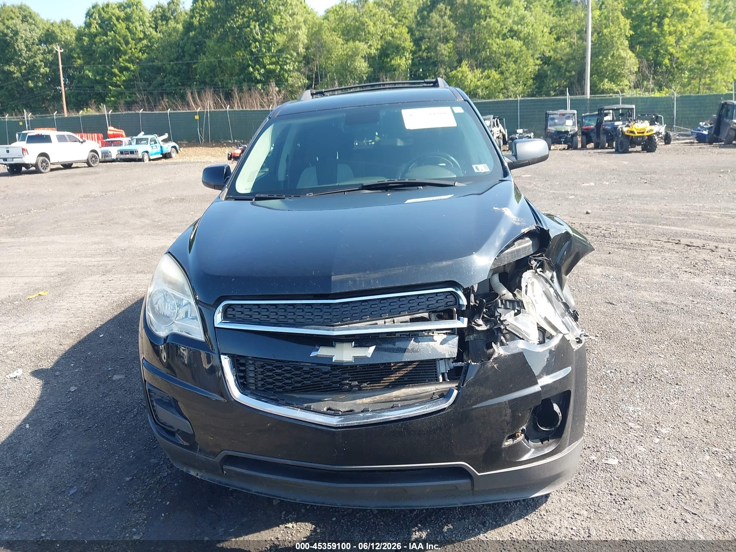 2013 Chevrolet Equinox 1lt Black vin: 2GNFLEEK0D6377182