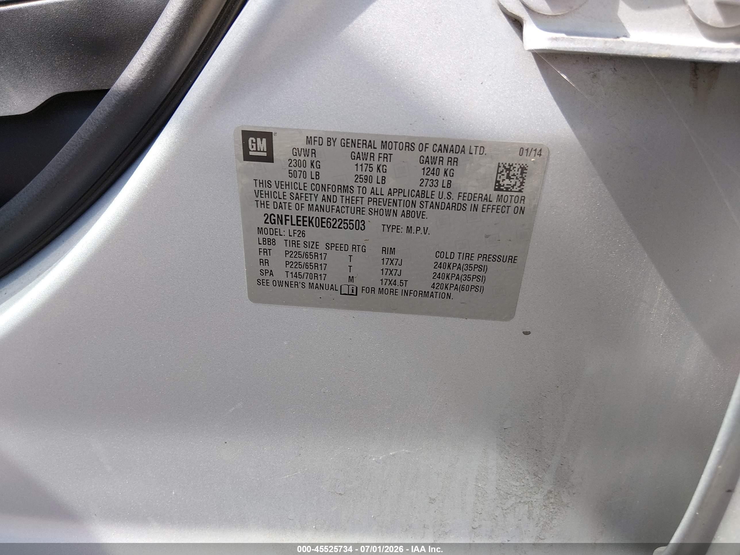 2014 Chevrolet Equinox Ls Серебряный vin: 2GNFLEEK0E6225503