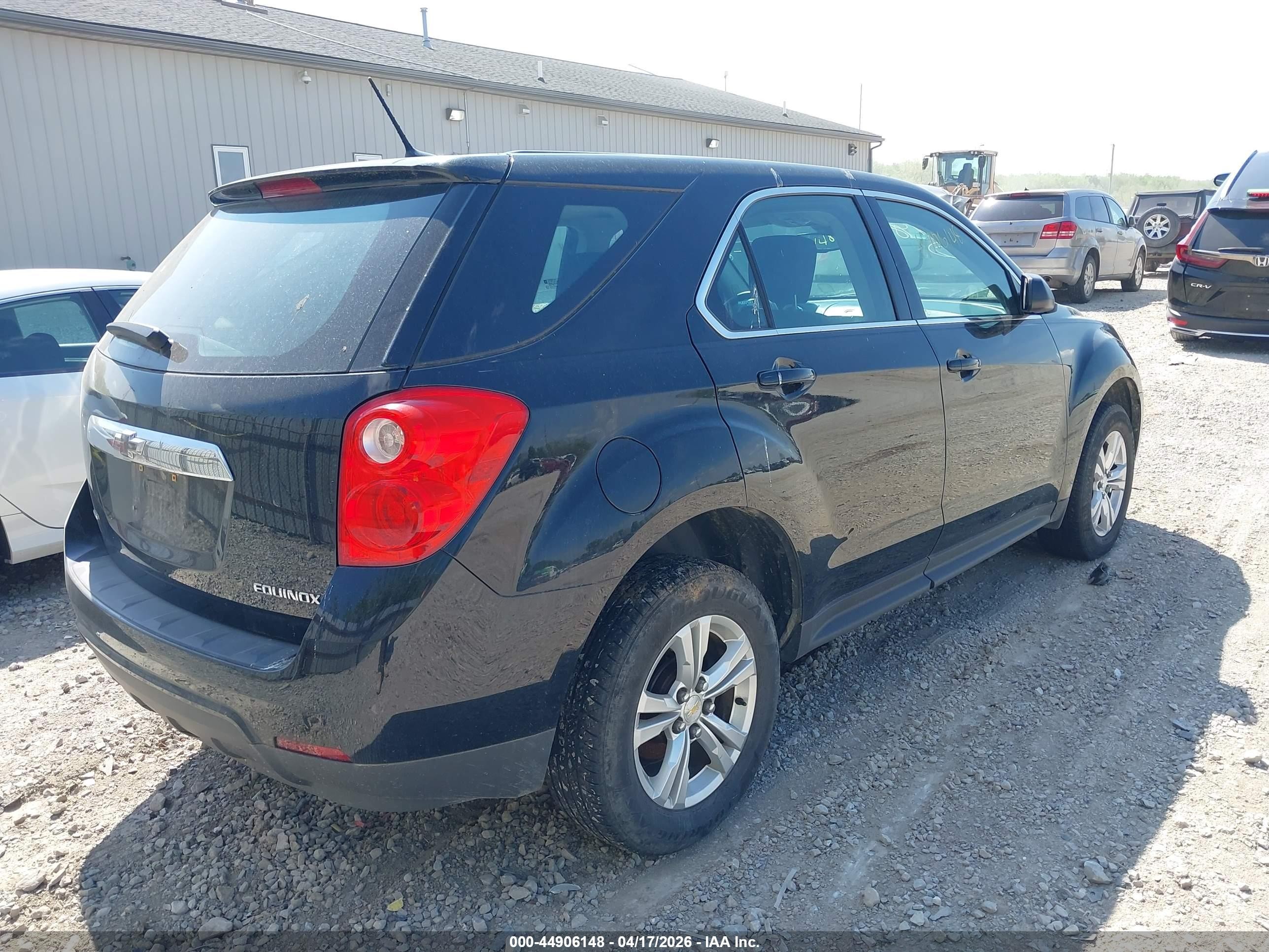 2014 Chevrolet Equinox Ls Black vin: 2GNFLEEK0E6288617