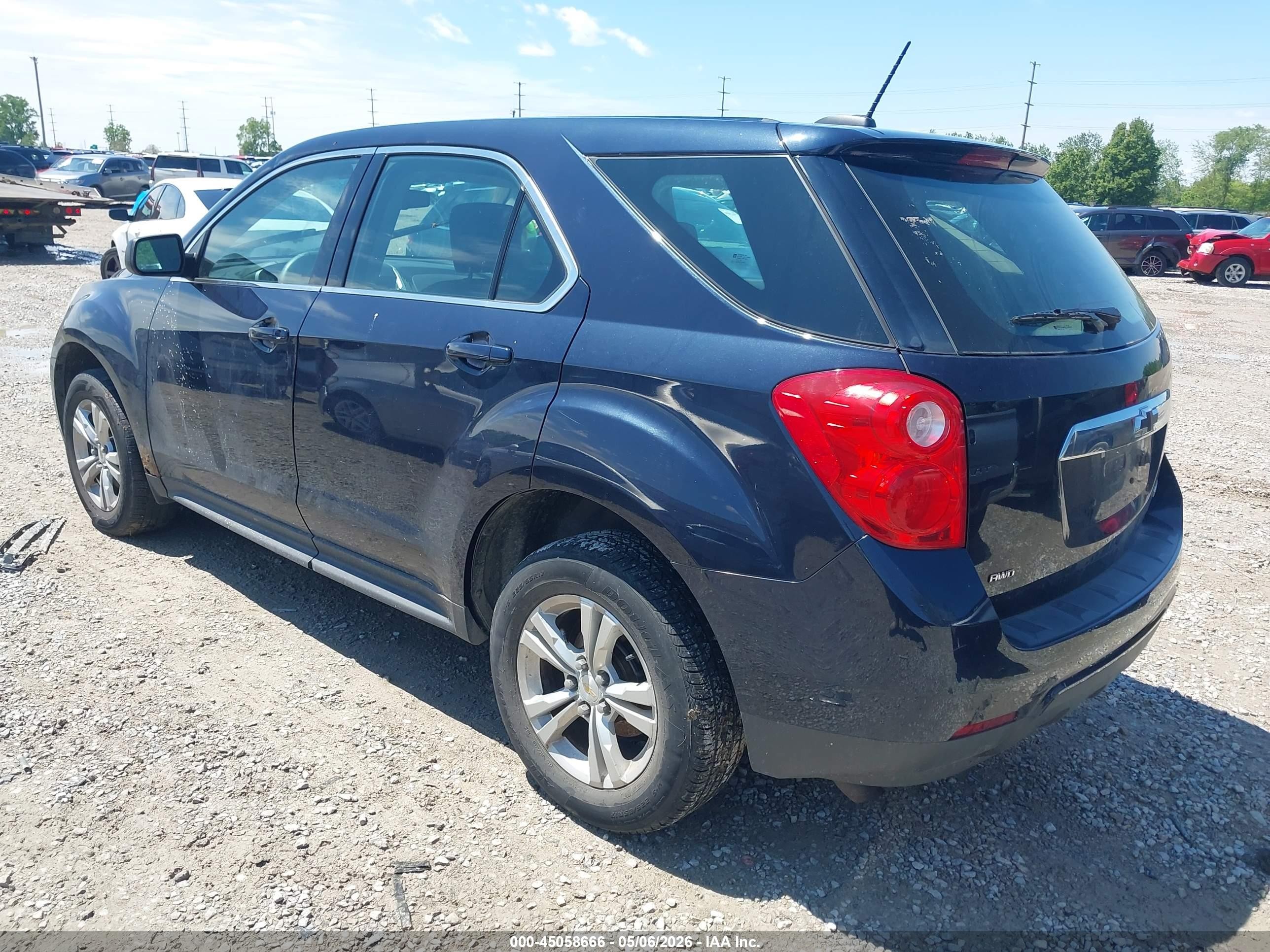 2015 Chevrolet Equinox Ls Dark Blue vin: 2GNFLEEK0F6181701