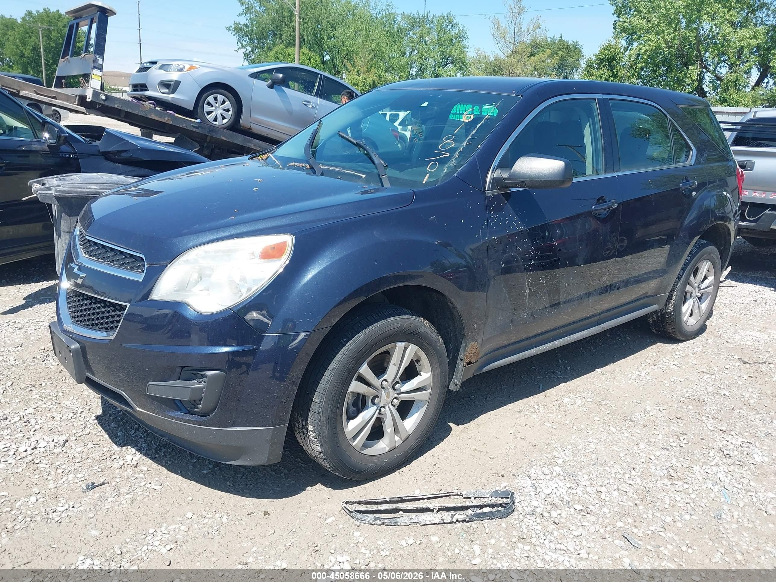 2015 Chevrolet Equinox Ls Dark Blue vin: 2GNFLEEK0F6181701