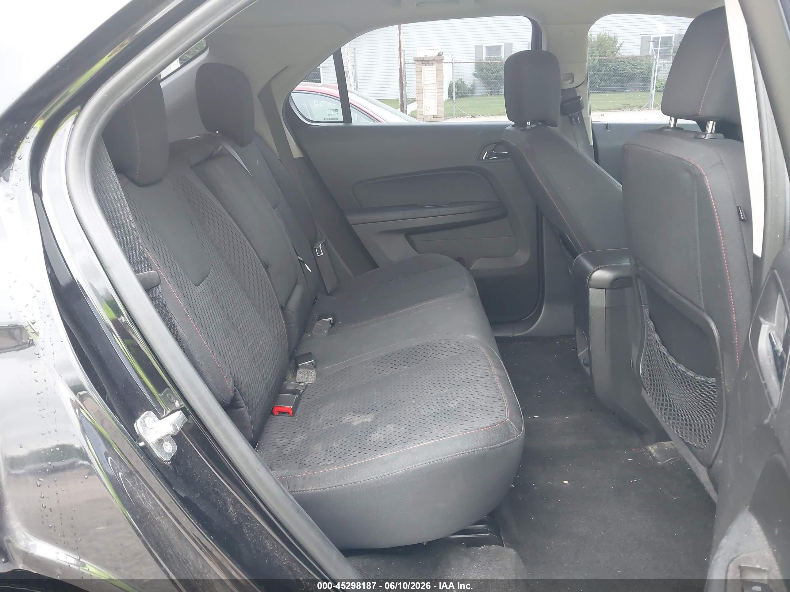 2015 Chevrolet Equinox Ls Black vin: 2GNFLEEK0F6220822