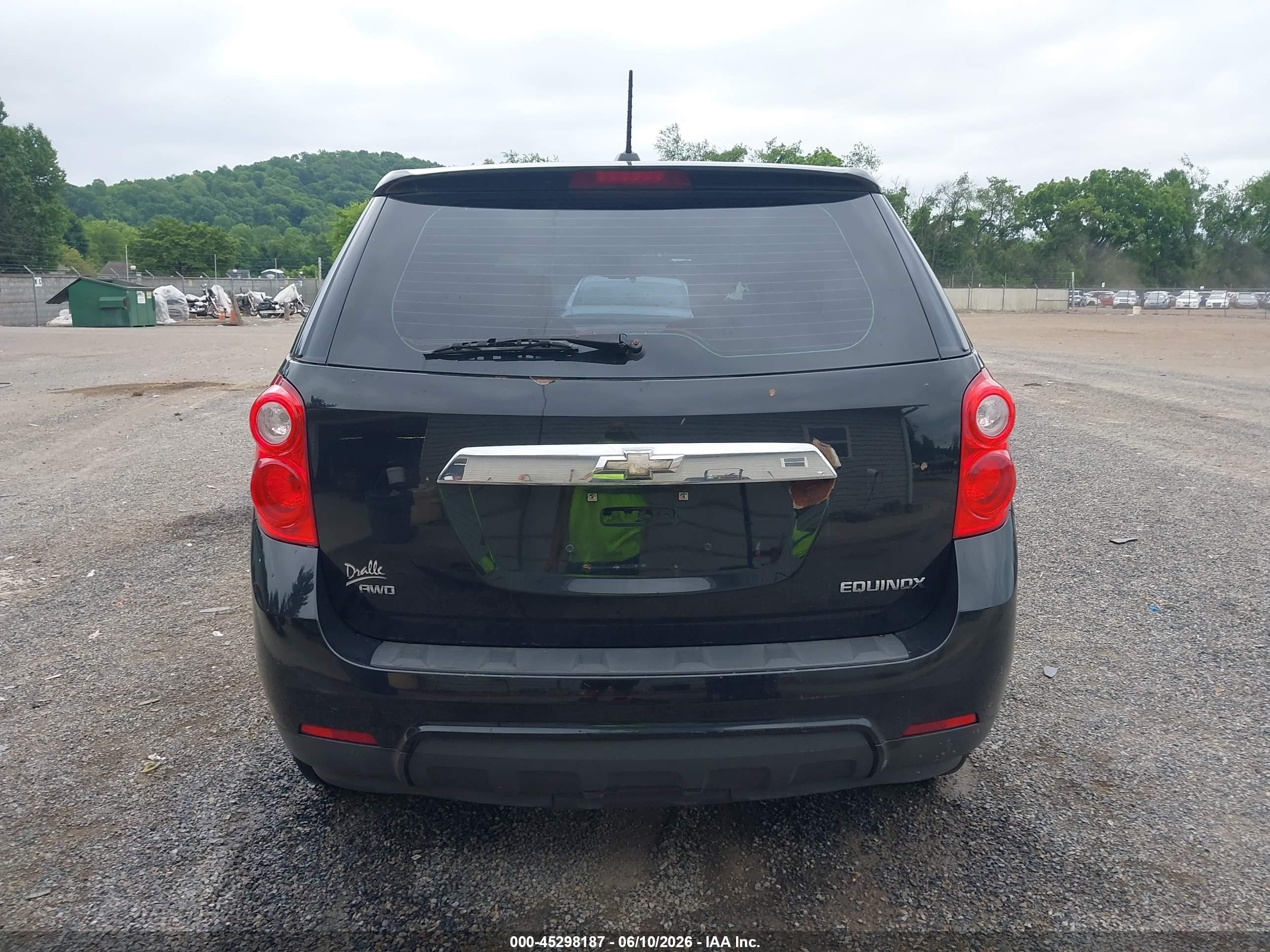 2015 Chevrolet Equinox Ls Black vin: 2GNFLEEK0F6220822