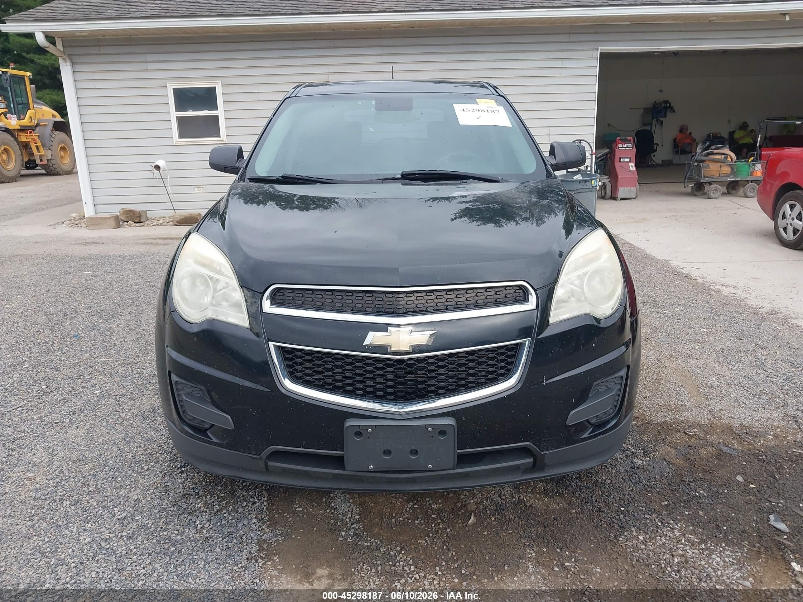 2015 Chevrolet Equinox Ls Black vin: 2GNFLEEK0F6220822