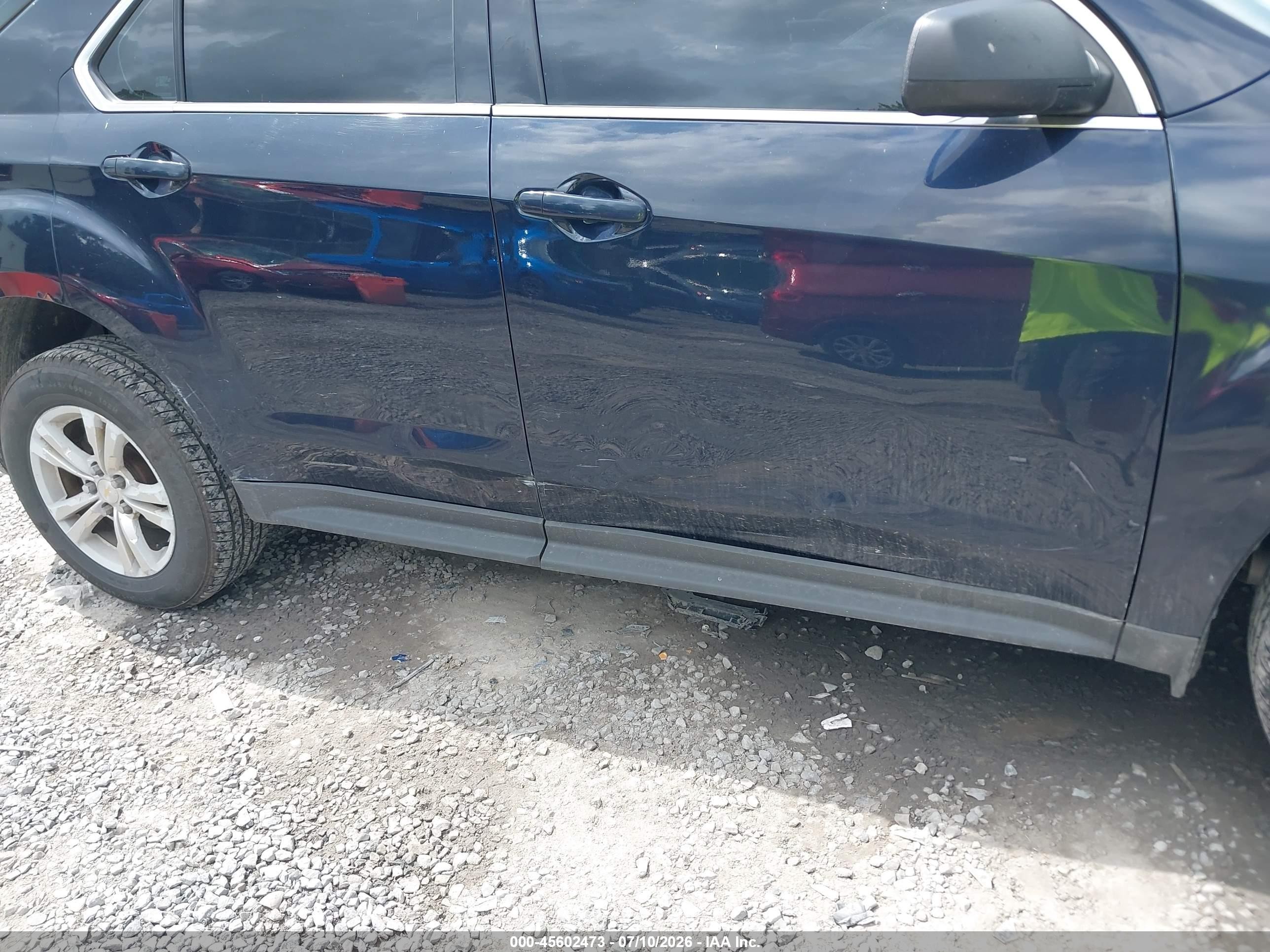 2015 Chevrolet Equinox Ls Blue vin: 2GNFLEEK0F6240441