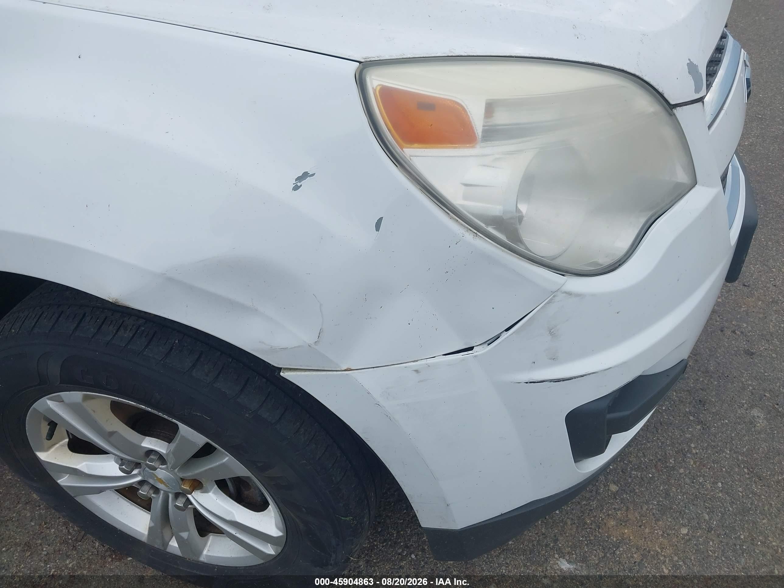 2015 Chevrolet Equinox Ls White vin: 2GNFLEEK0F6318474