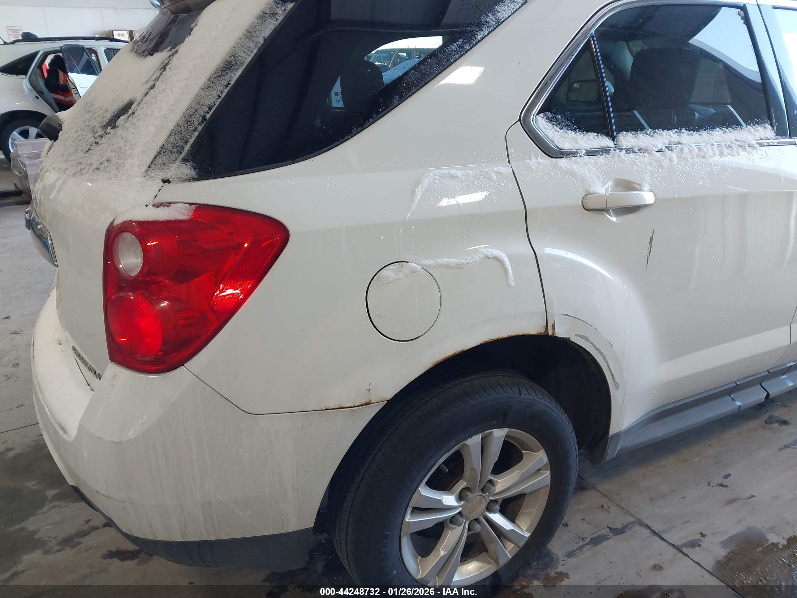 2012 Chevrolet Equinox 1lt White vin: 2GNFLEEK1C6202034