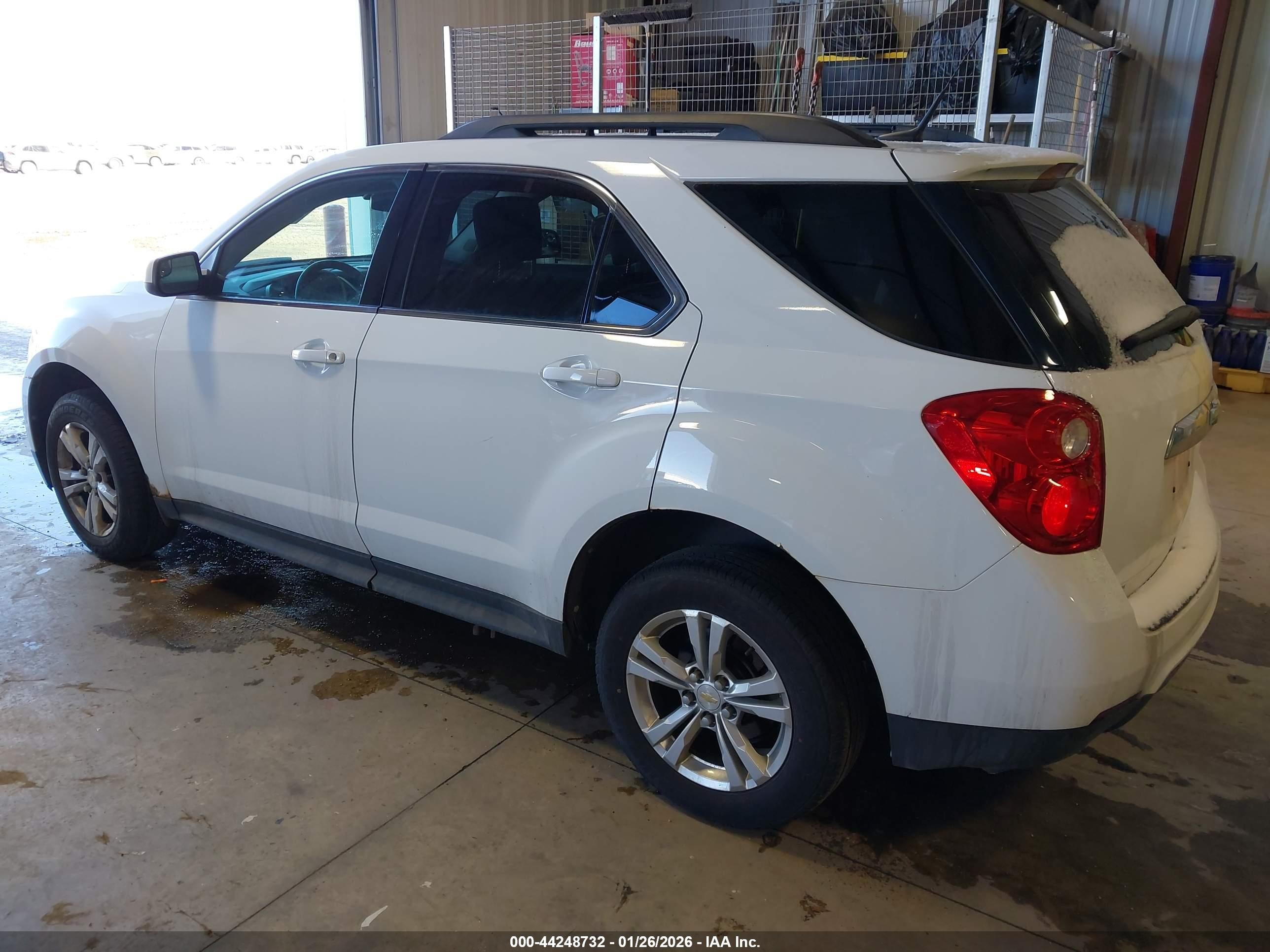 2012 Chevrolet Equinox 1lt White vin: 2GNFLEEK1C6202034