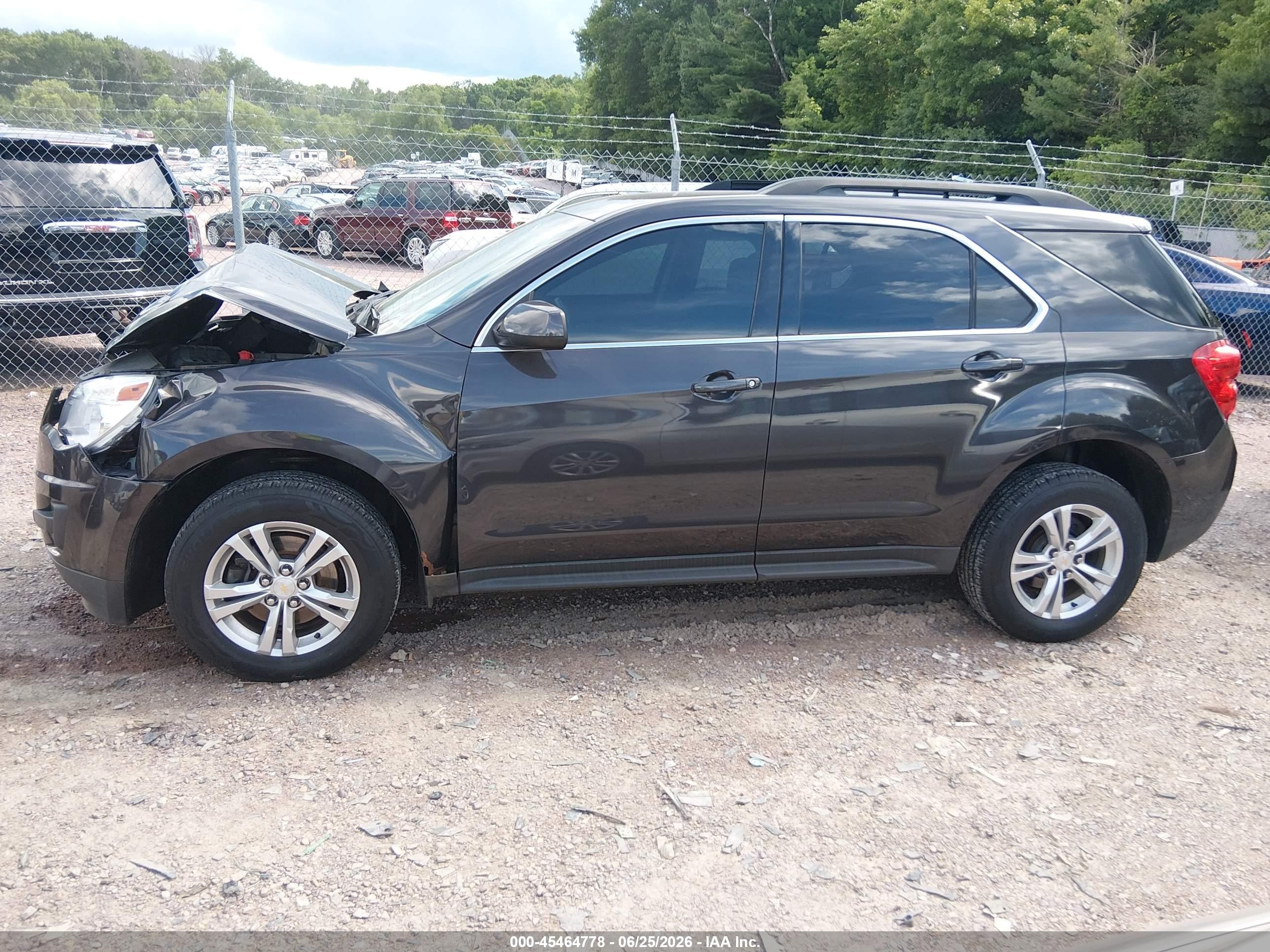 2013 Chevrolet Equinox Lt Gray vin: 2GNFLEEK1D6156416