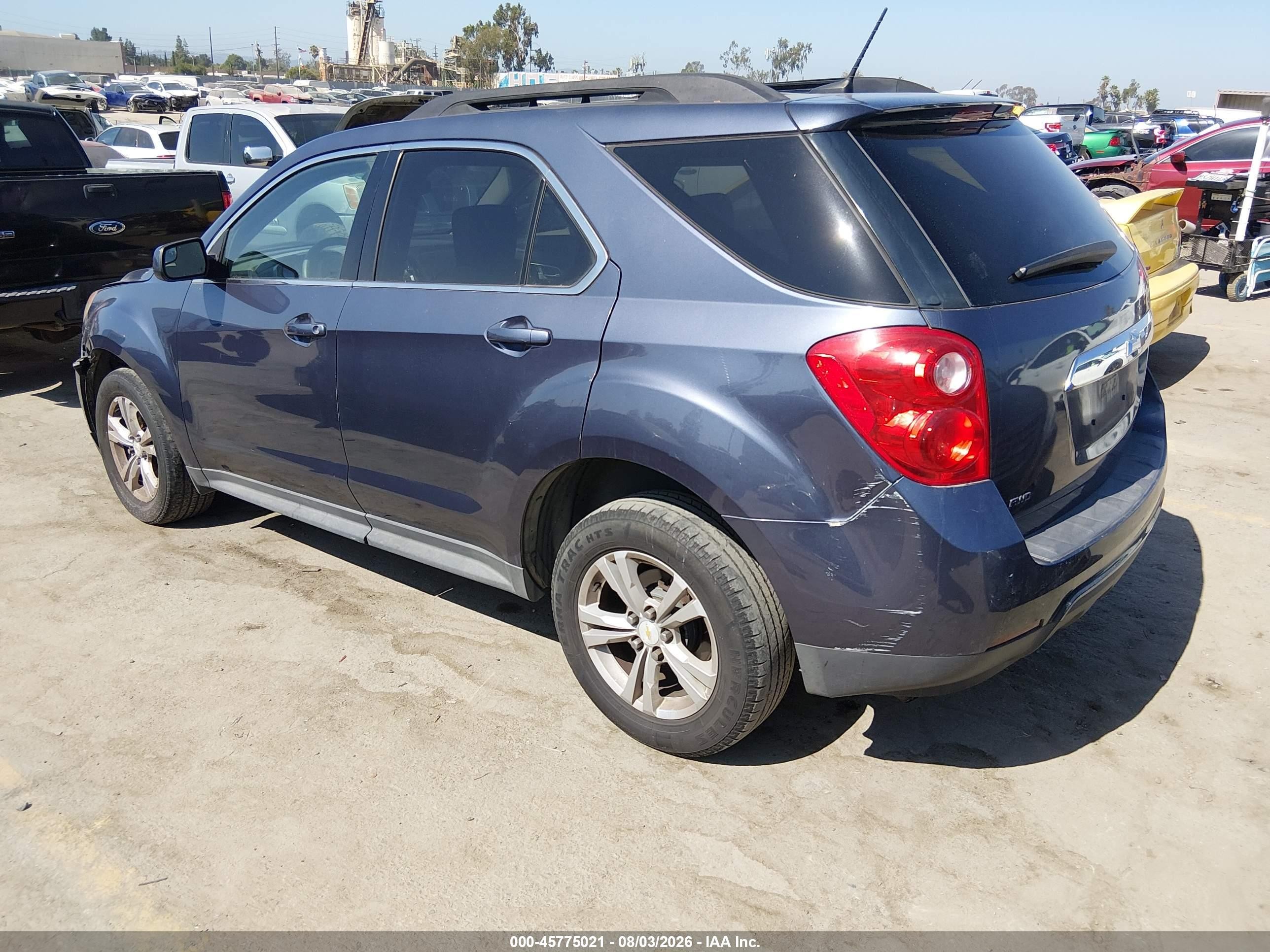 2013 Chevrolet Equinox Lt Синий vin: 2GNFLEEK1D6366580