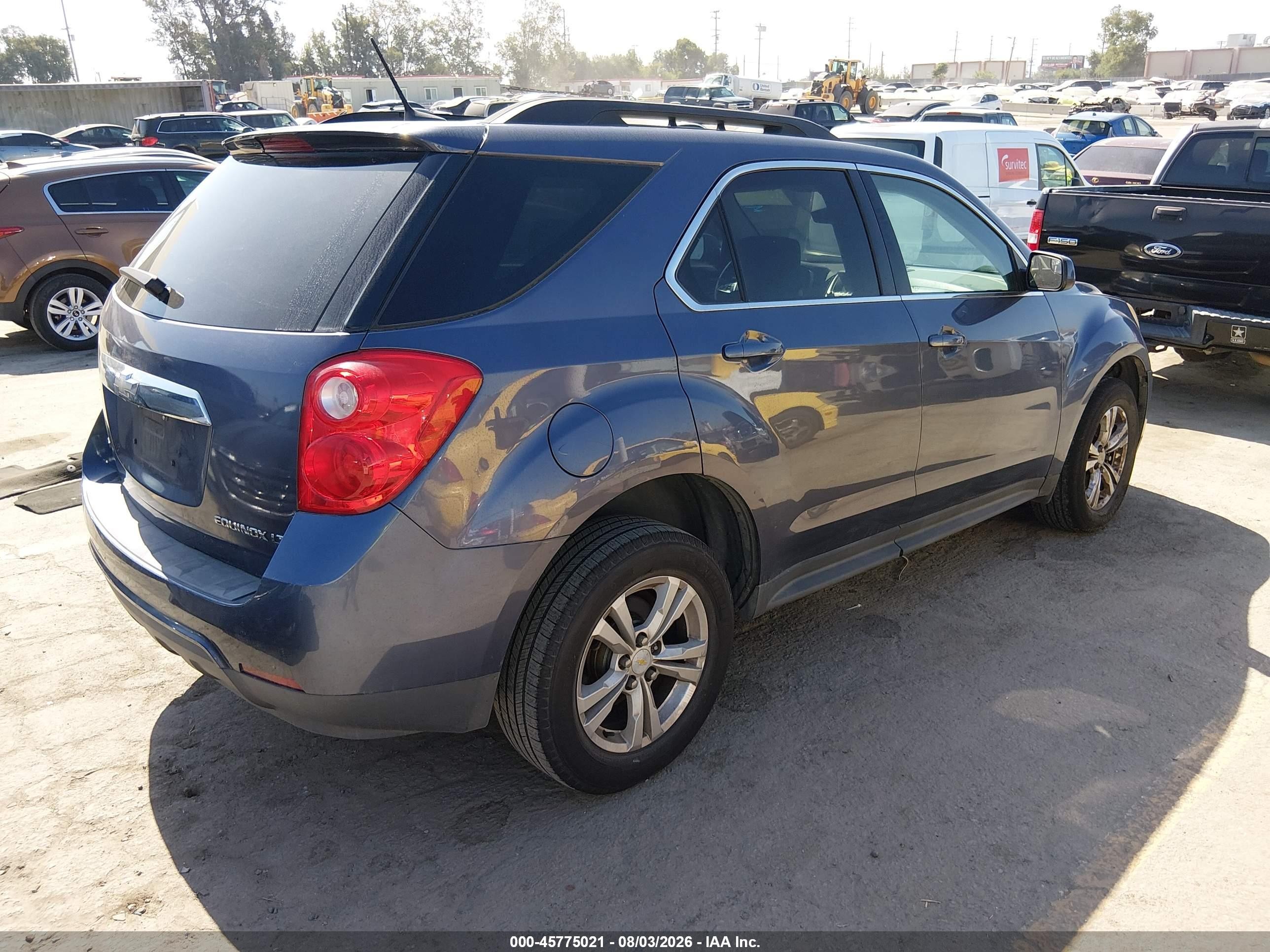 2013 Chevrolet Equinox Lt Синий vin: 2GNFLEEK1D6366580