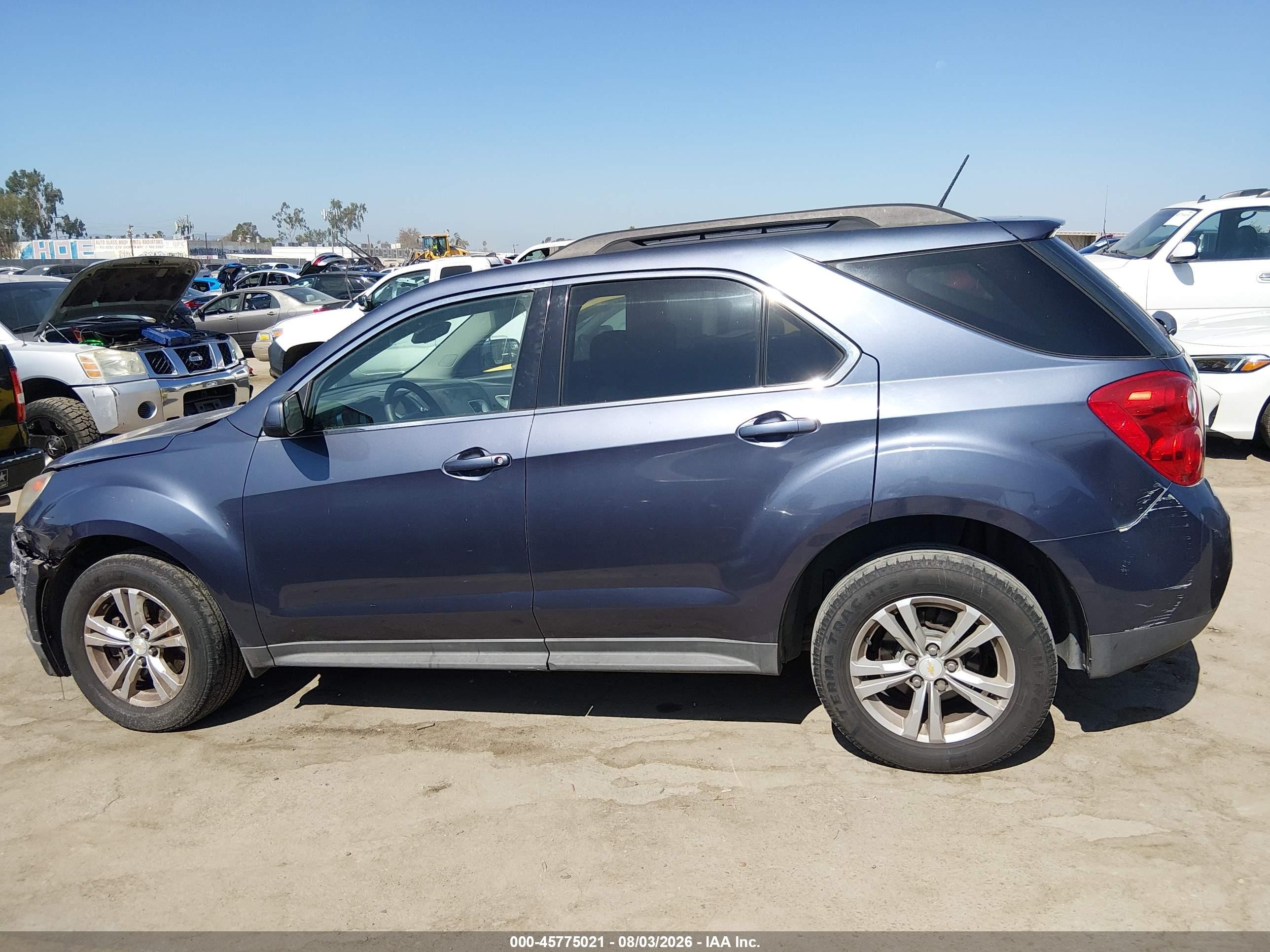 2013 Chevrolet Equinox Lt Синий vin: 2GNFLEEK1D6366580