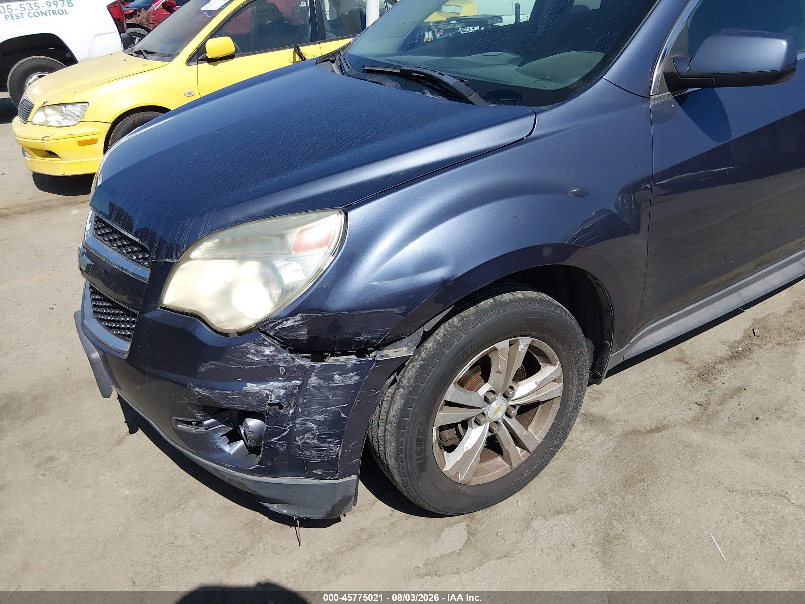 2013 Chevrolet Equinox Lt Синий vin: 2GNFLEEK1D6366580