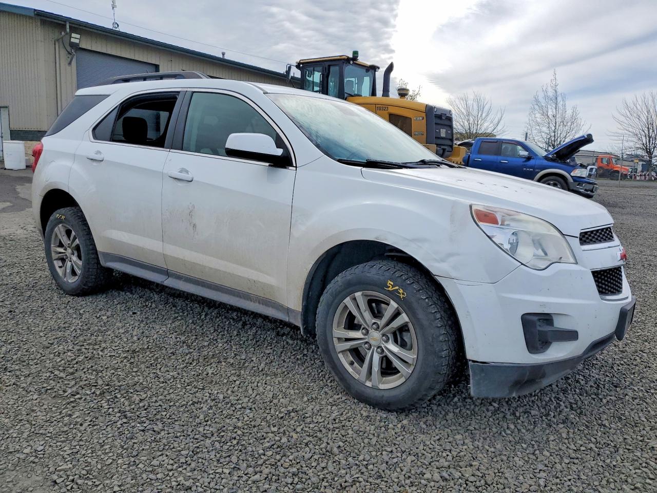 2013 Chevrolet Equinox Lt White vin: 2GNFLEEK1D6369978