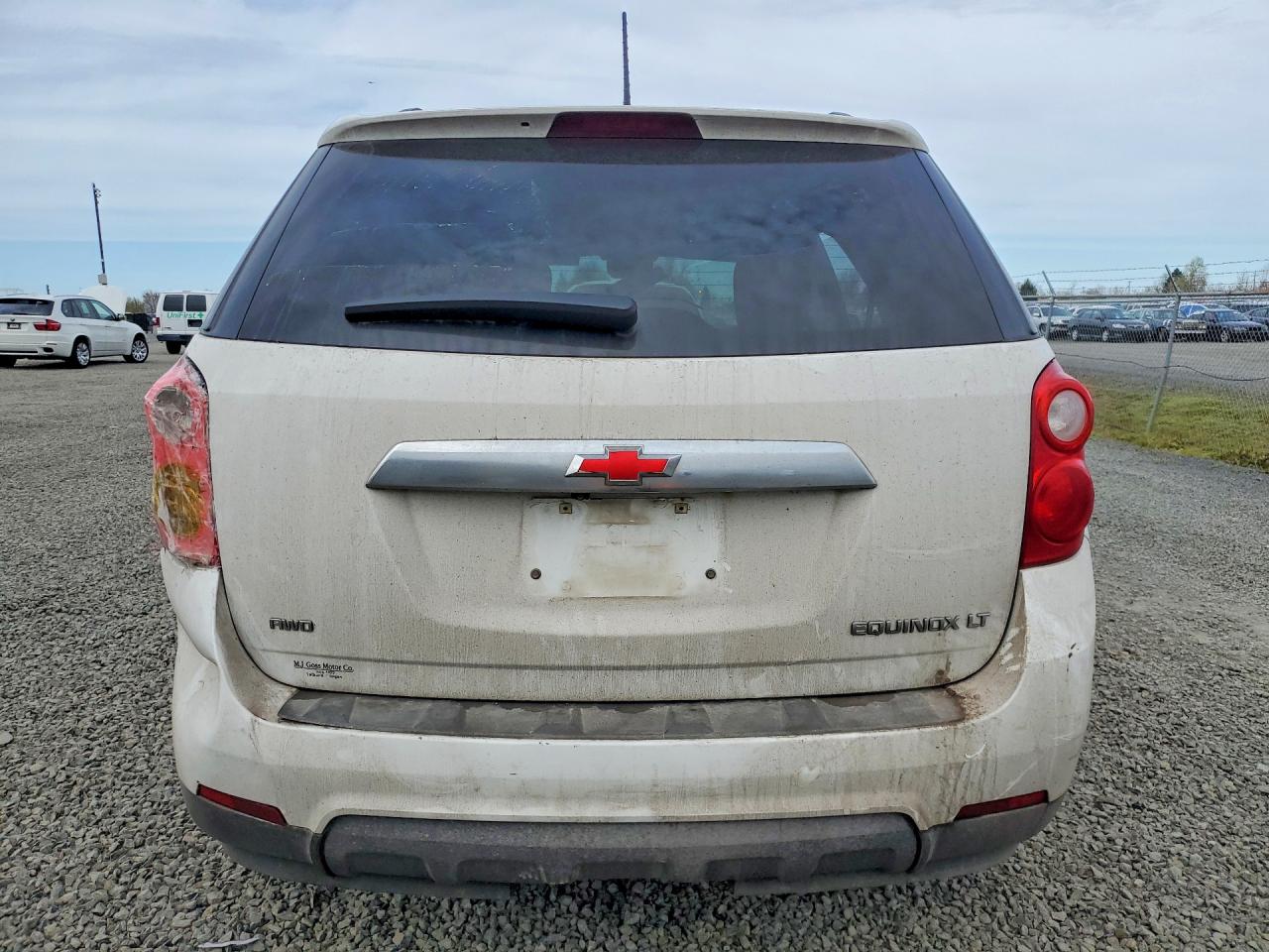 2013 Chevrolet Equinox Lt White vin: 2GNFLEEK1D6369978
