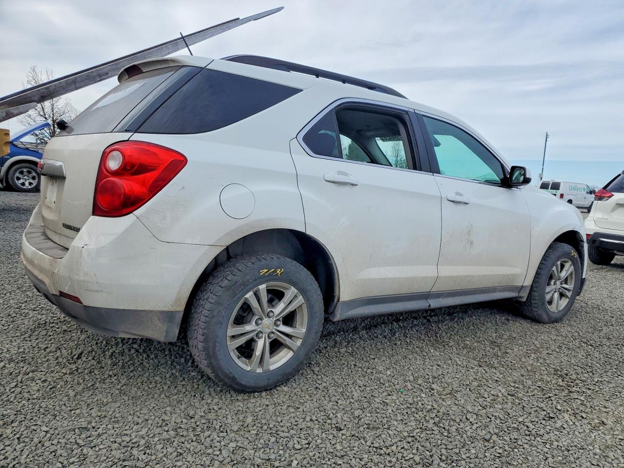 2013 Chevrolet Equinox Lt White vin: 2GNFLEEK1D6369978