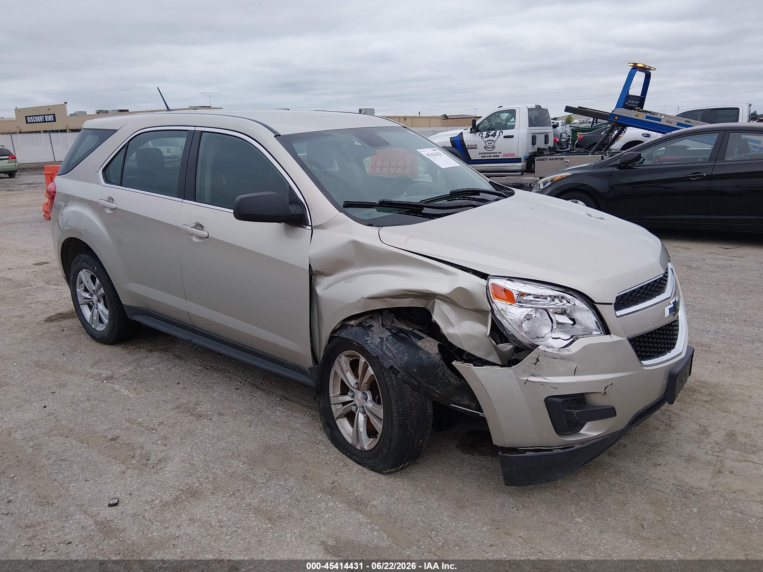 2014 Chevrolet Equinox Ls Gold vin: 2GNFLEEK1E6149516