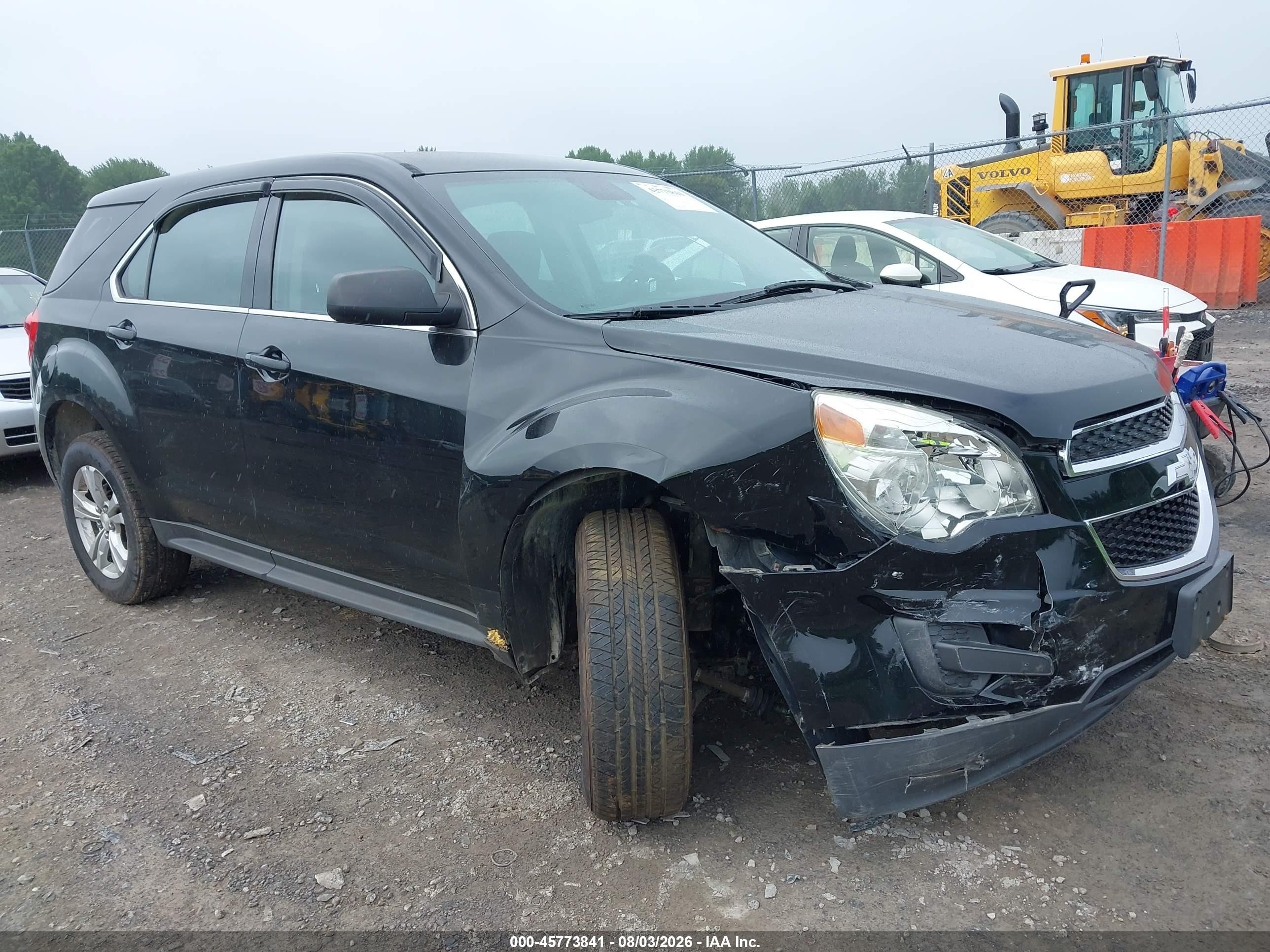 2014 Chevrolet Equinox Ls Black vin: 2GNFLEEK1E6153386