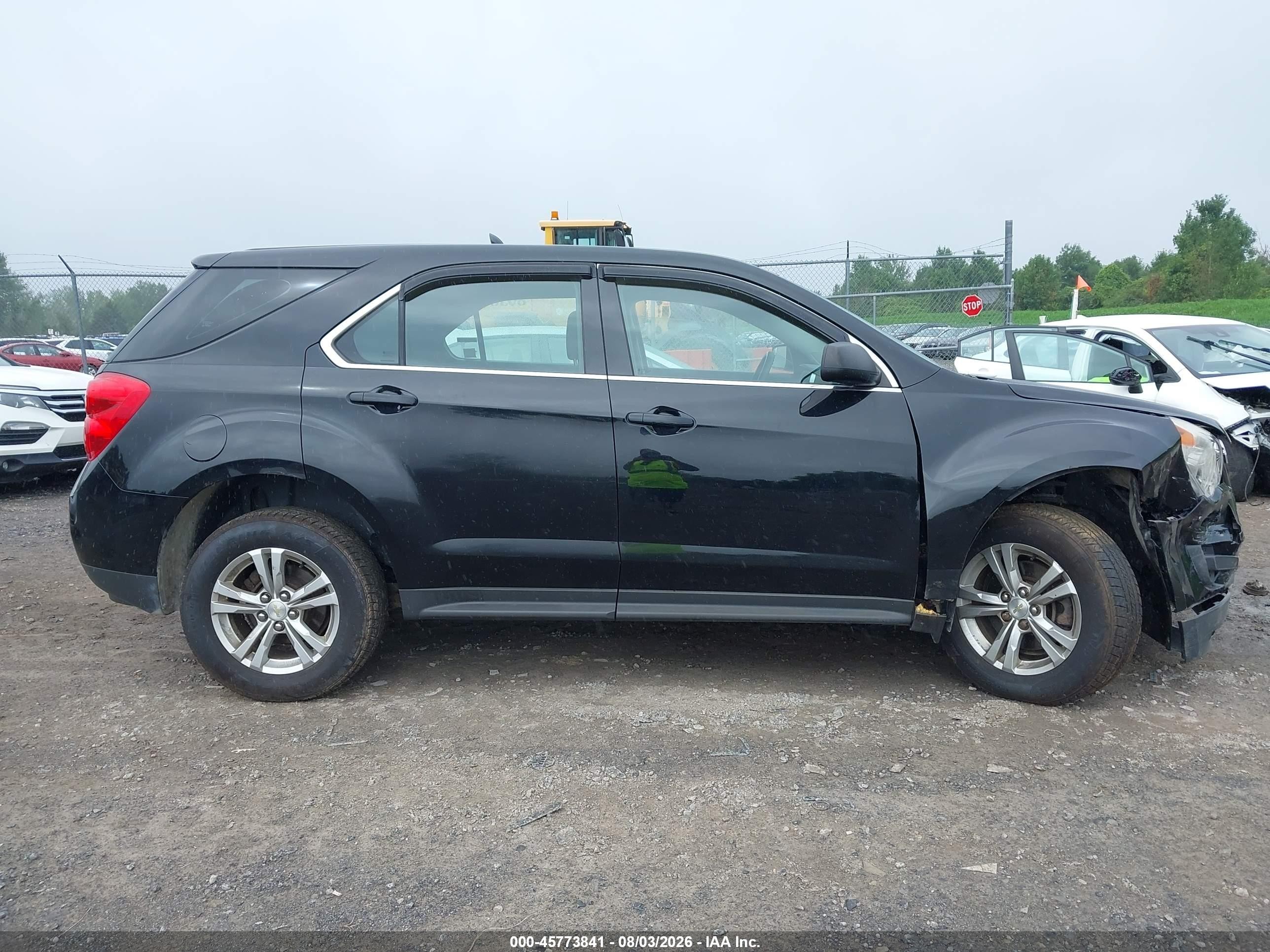 2014 Chevrolet Equinox Ls Black vin: 2GNFLEEK1E6153386
