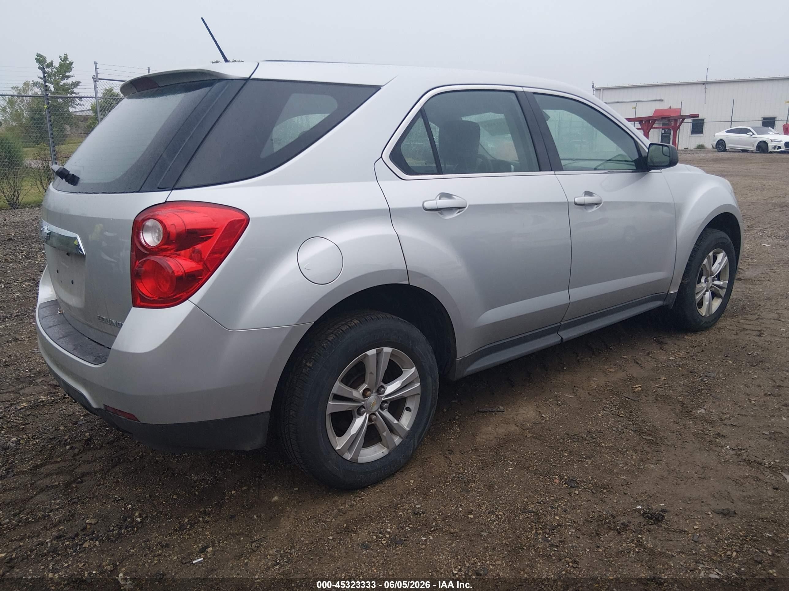2014 Chevrolet Equinox Ls Silver vin: 2GNFLEEK1E6164808