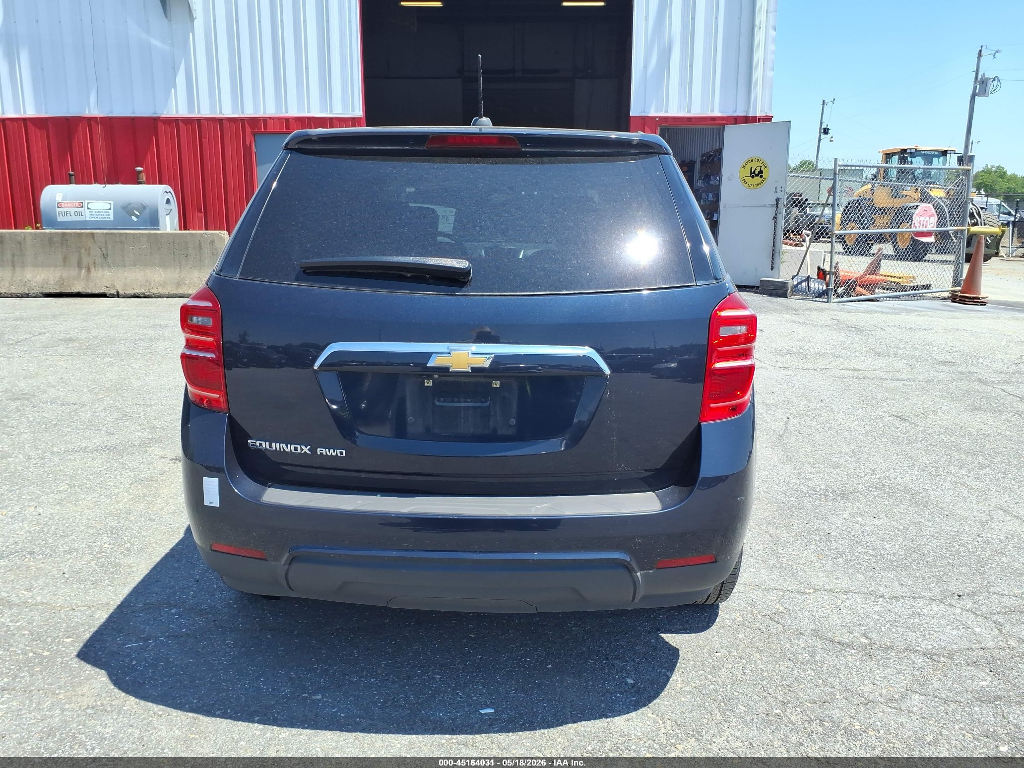 2017 Chevrolet Equinox Ls Blue vin: 2GNFLEEK1H6328112