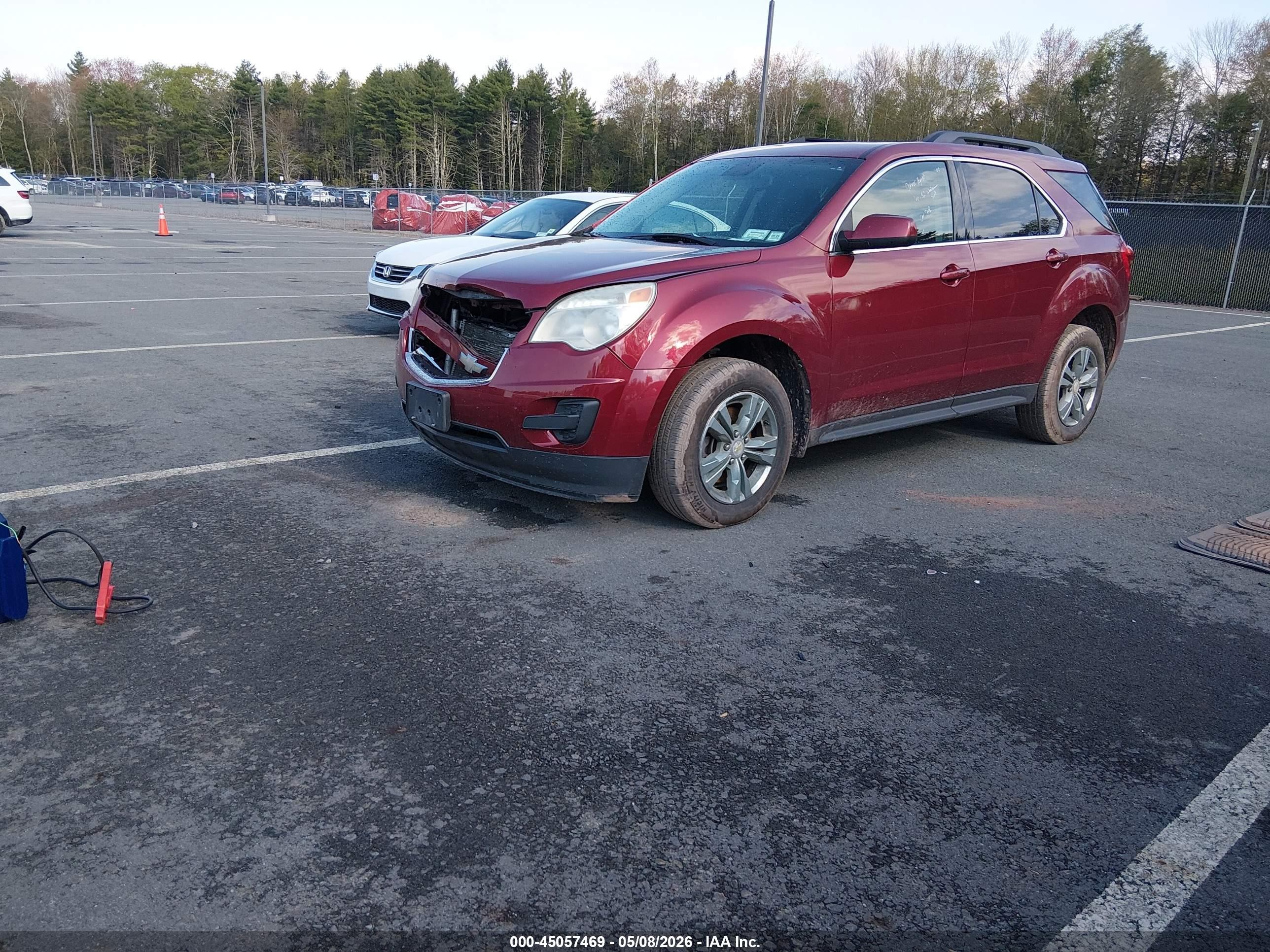 2012 Chevrolet Equinox 1lt Red vin: 2GNFLEEK2C6227301