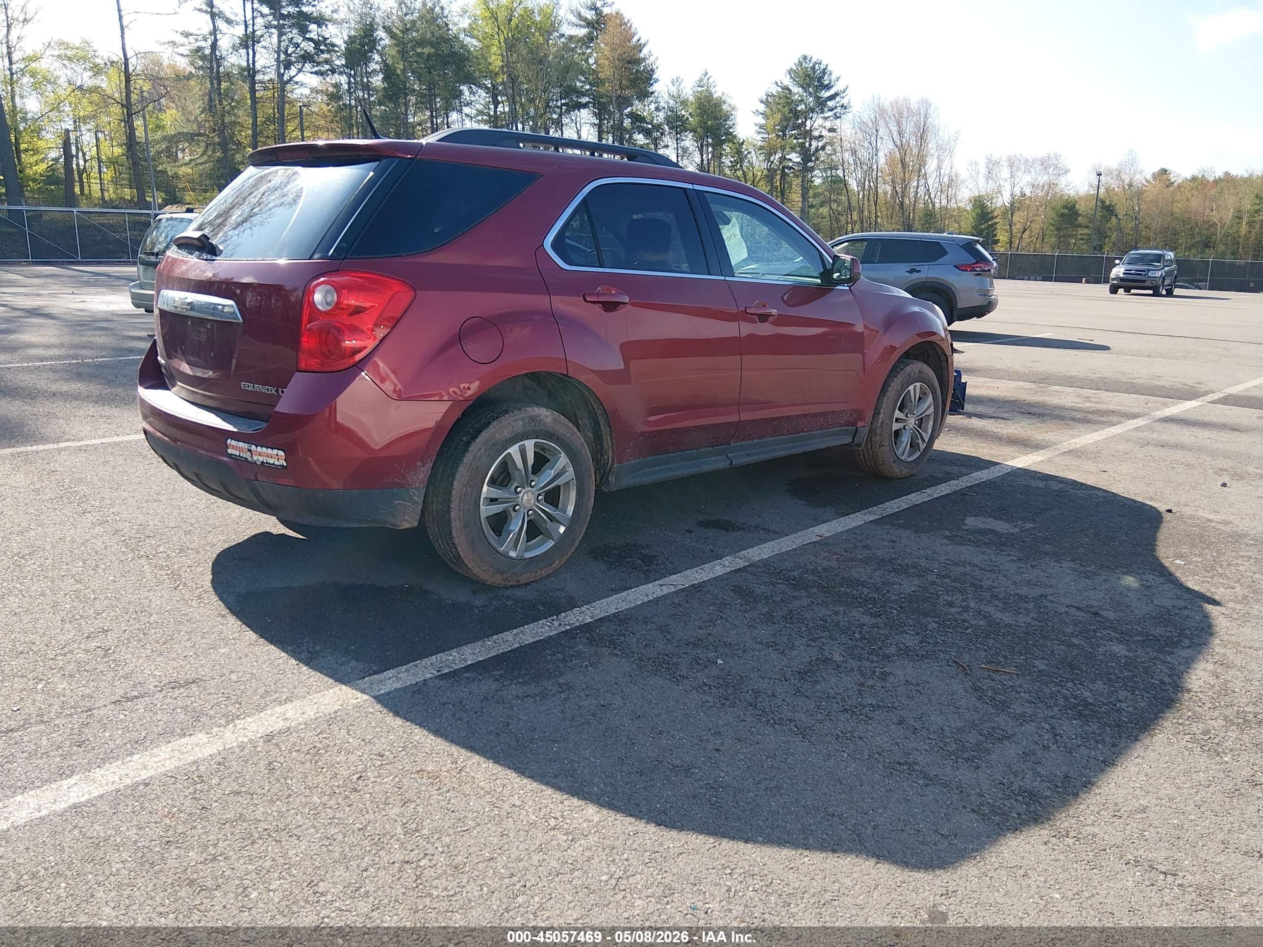 2012 Chevrolet Equinox 1lt Red vin: 2GNFLEEK2C6227301