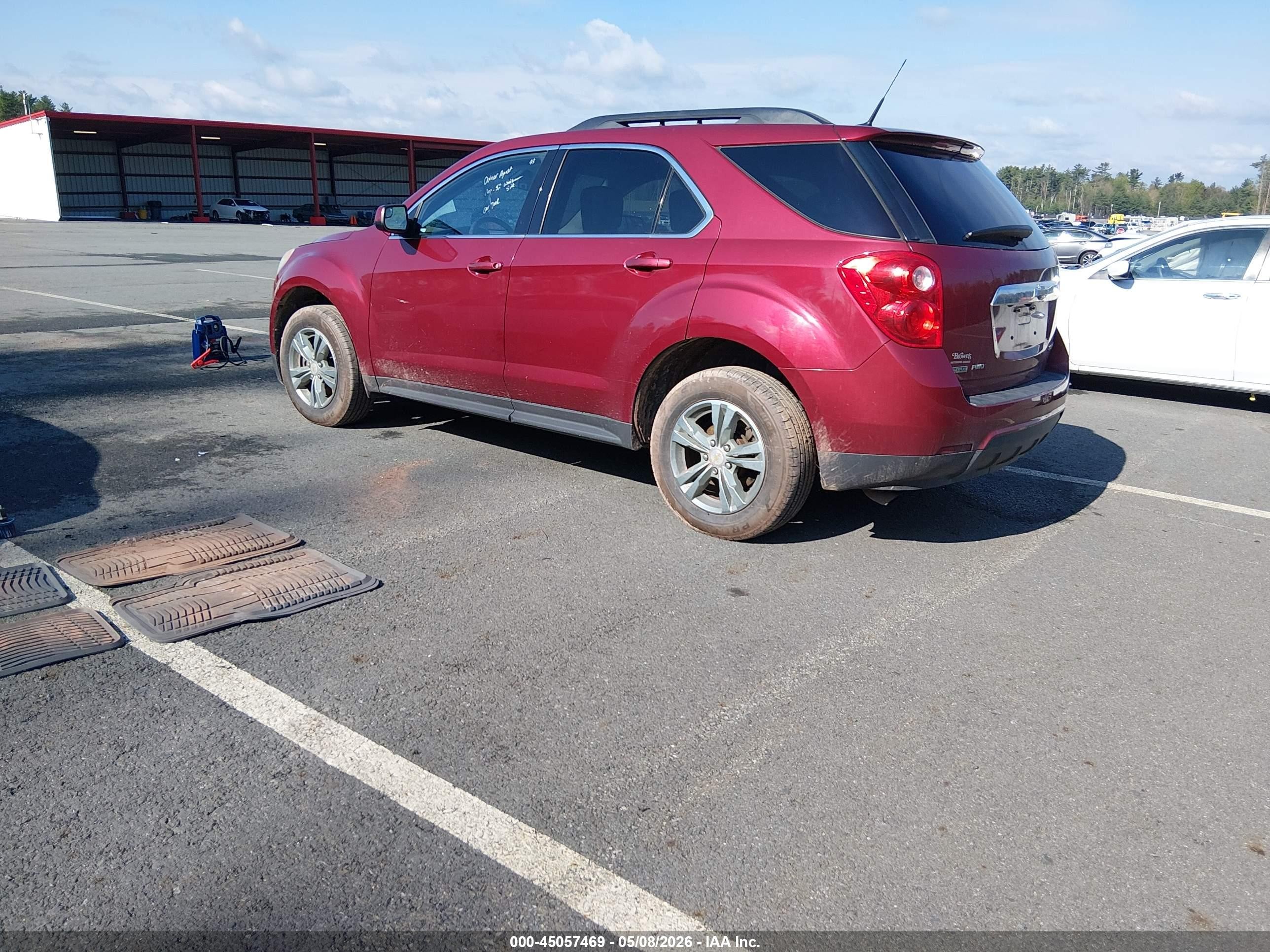 2012 Chevrolet Equinox 1lt Red vin: 2GNFLEEK2C6227301