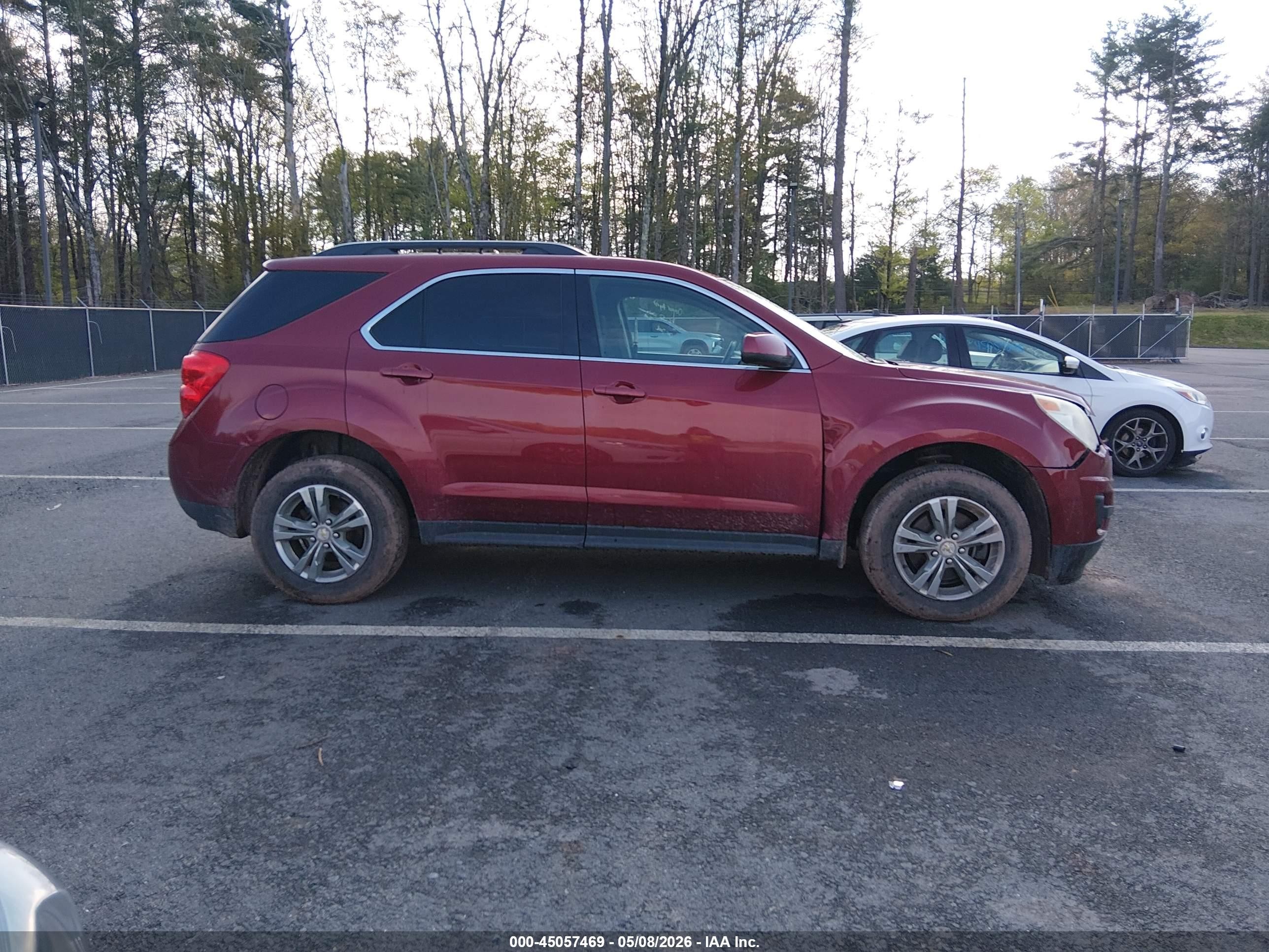 2012 Chevrolet Equinox 1lt Red vin: 2GNFLEEK2C6227301
