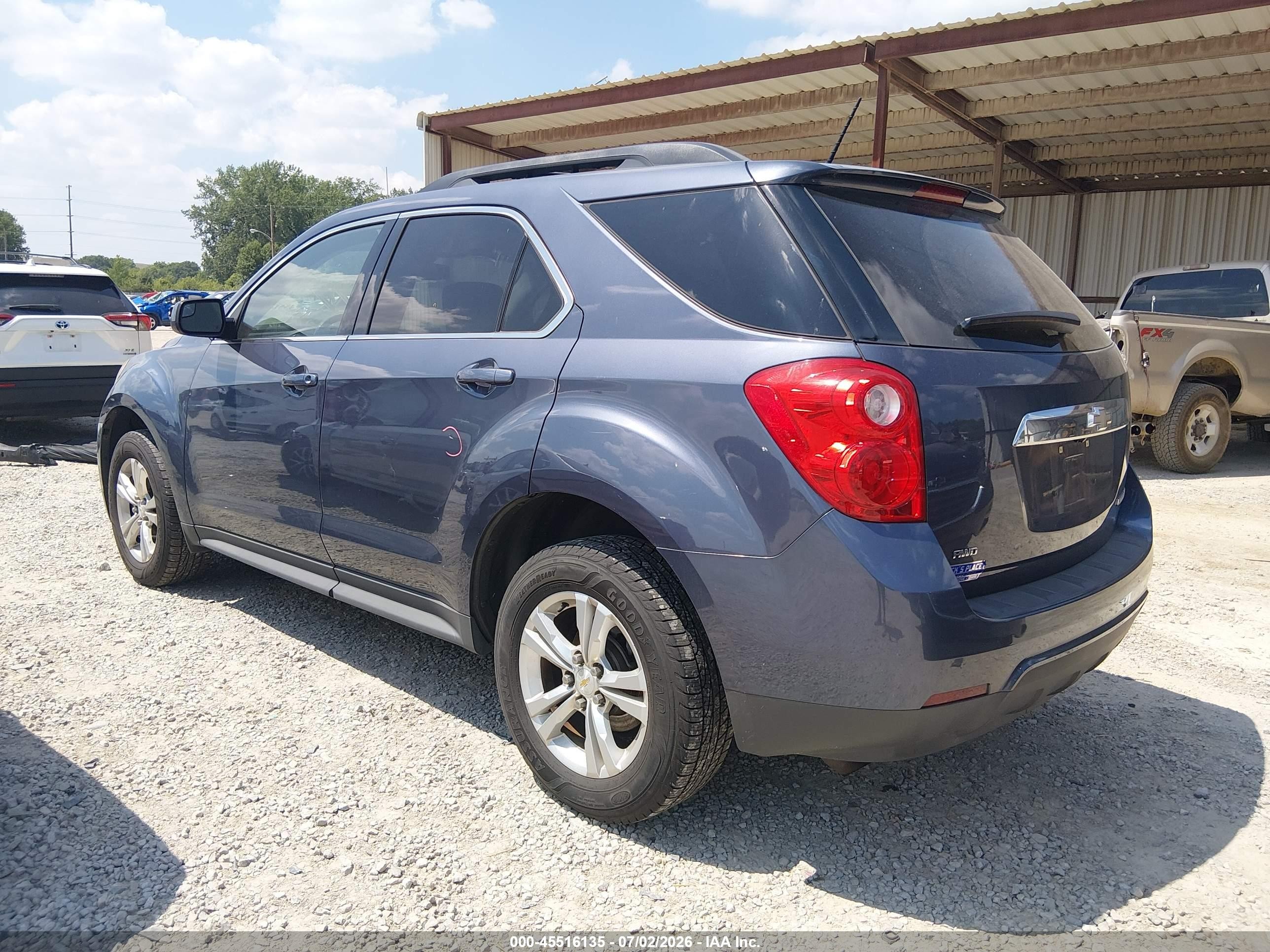 2013 Chevrolet Equinox Lt Blue vin: 2GNFLEEK2D6208295
