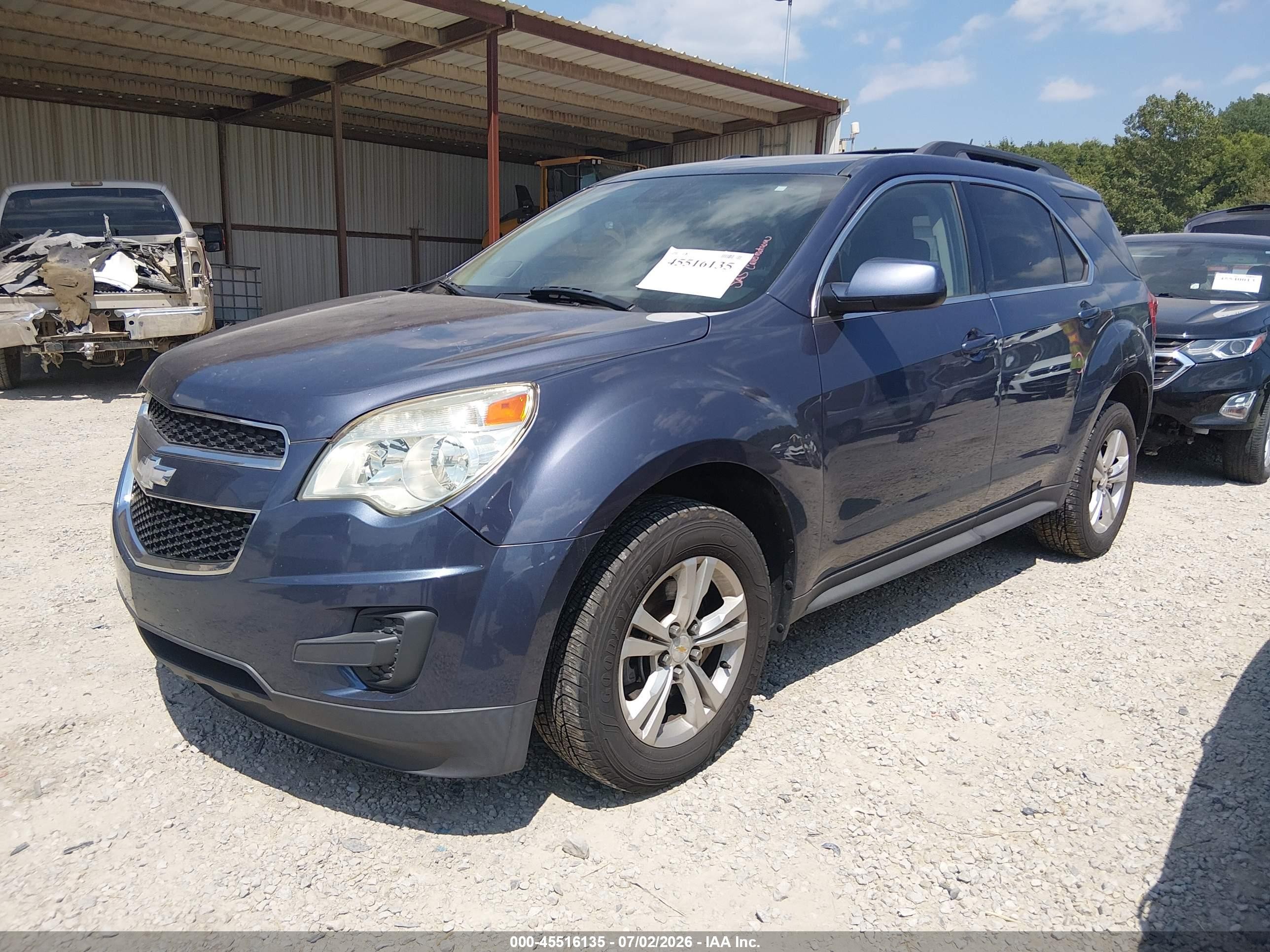 2013 Chevrolet Equinox Lt Blue vin: 2GNFLEEK2D6208295