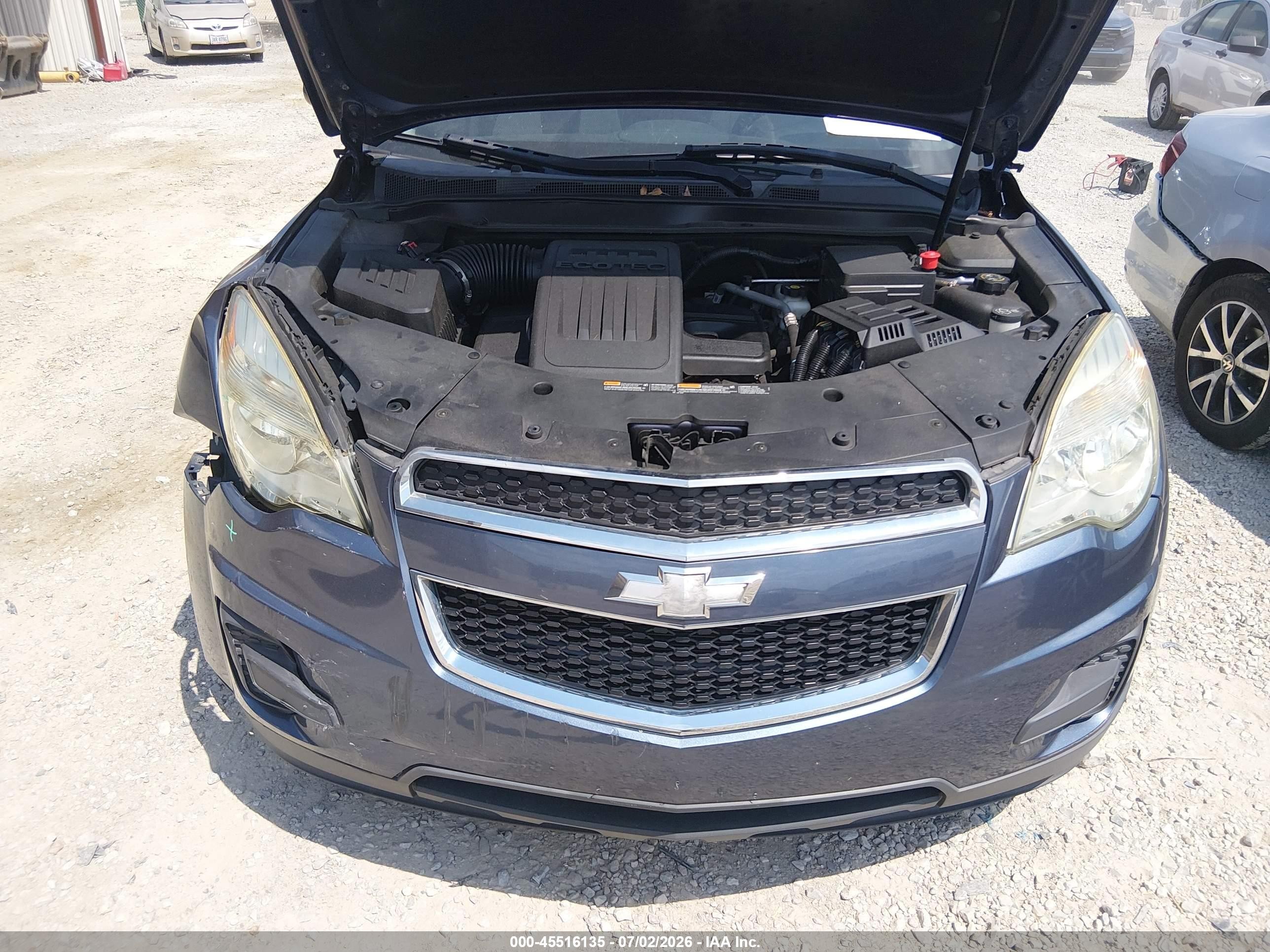 2013 Chevrolet Equinox Lt Blue vin: 2GNFLEEK2D6208295