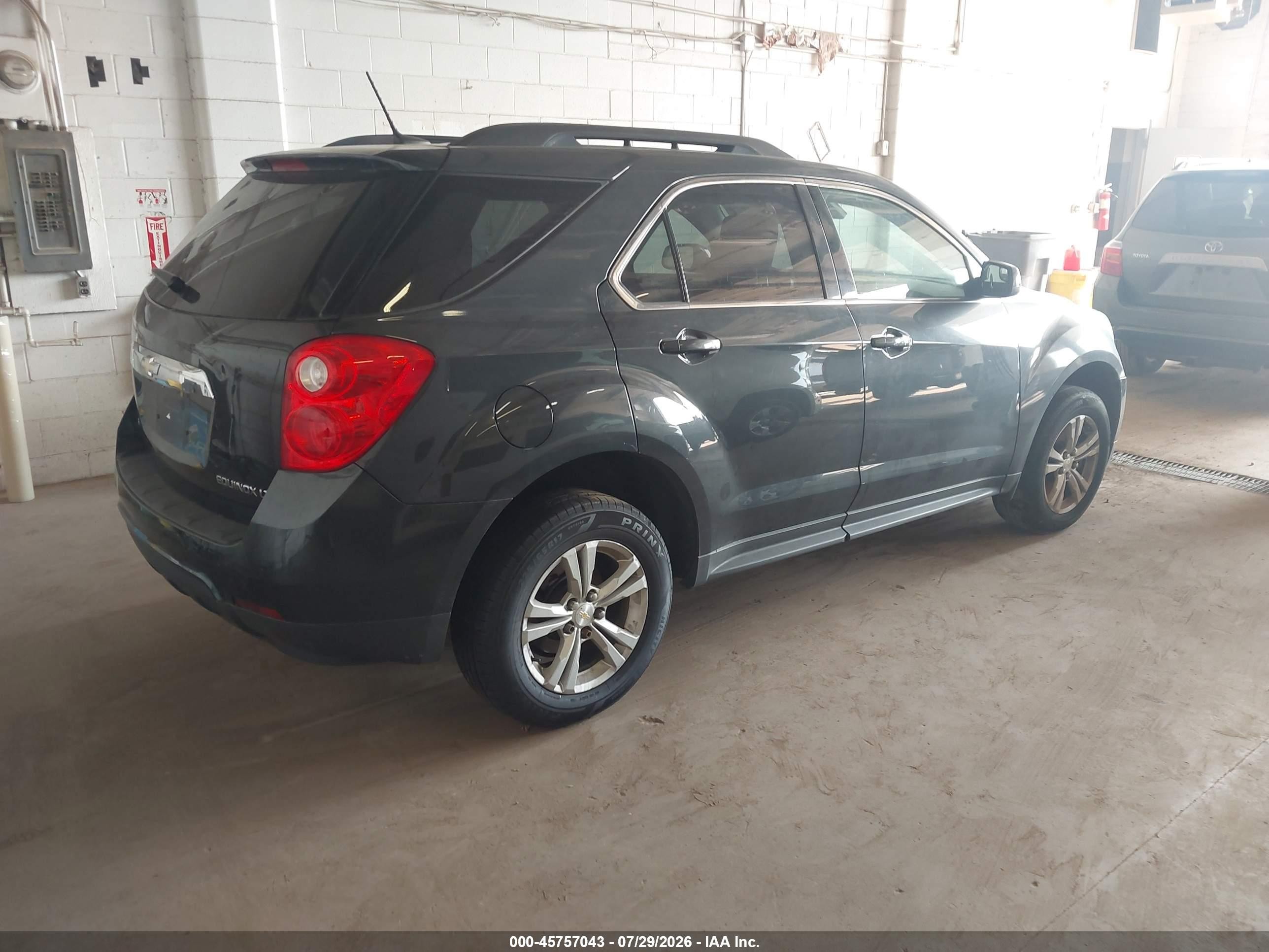 2013 Chevrolet Equinox Lt Gray vin: 2GNFLEEK2D6237022