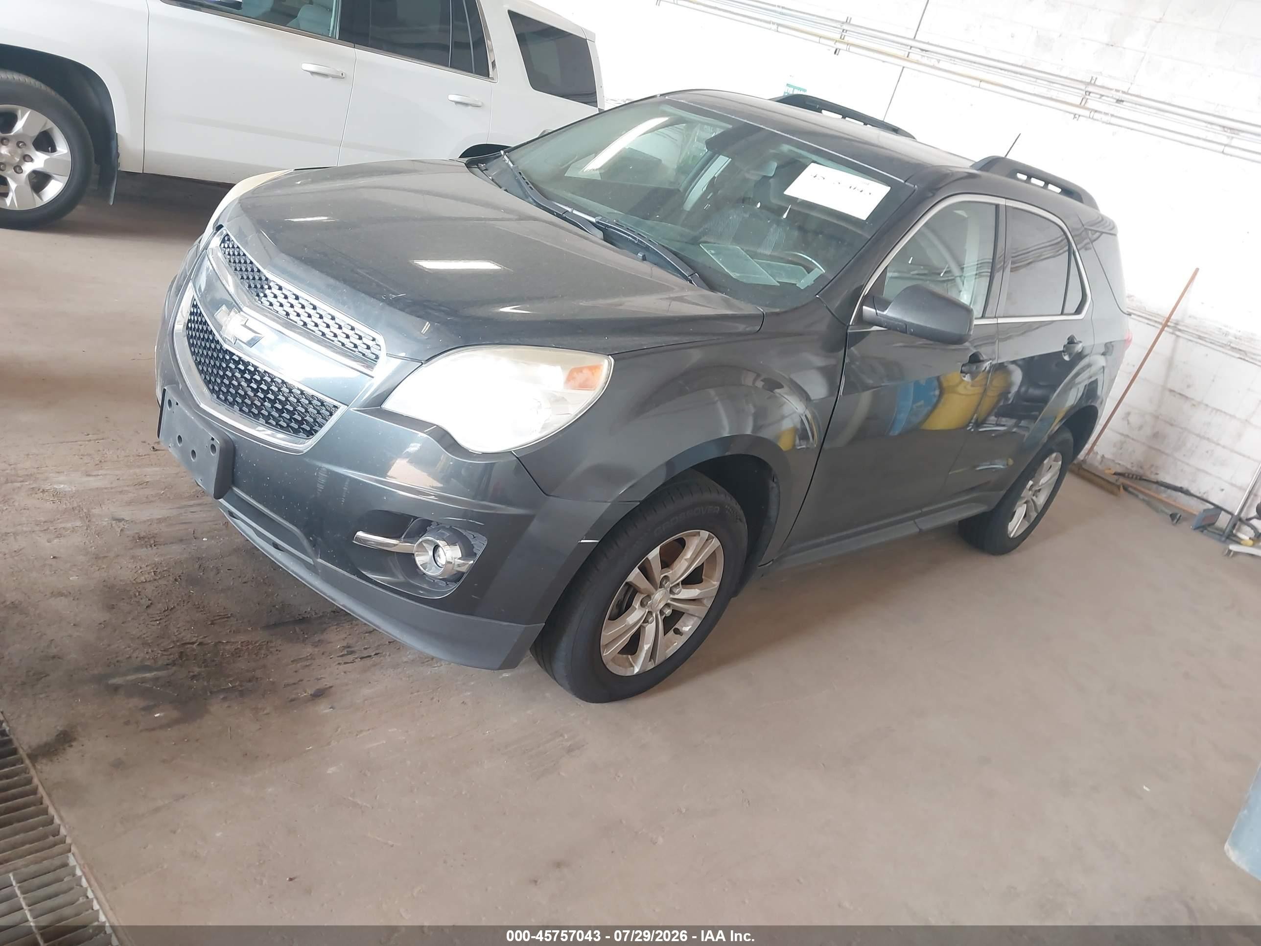 2013 Chevrolet Equinox Lt Gray vin: 2GNFLEEK2D6237022