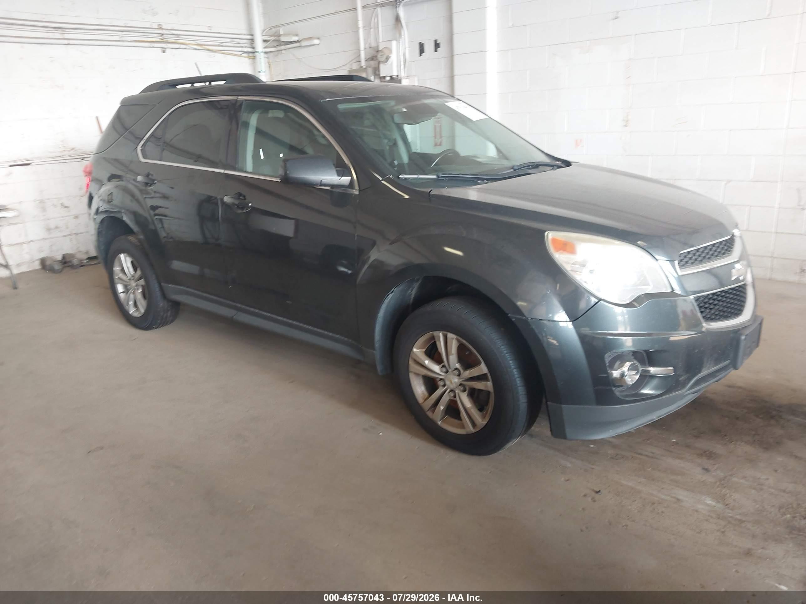 2013 Chevrolet Equinox Lt Gray vin: 2GNFLEEK2D6237022