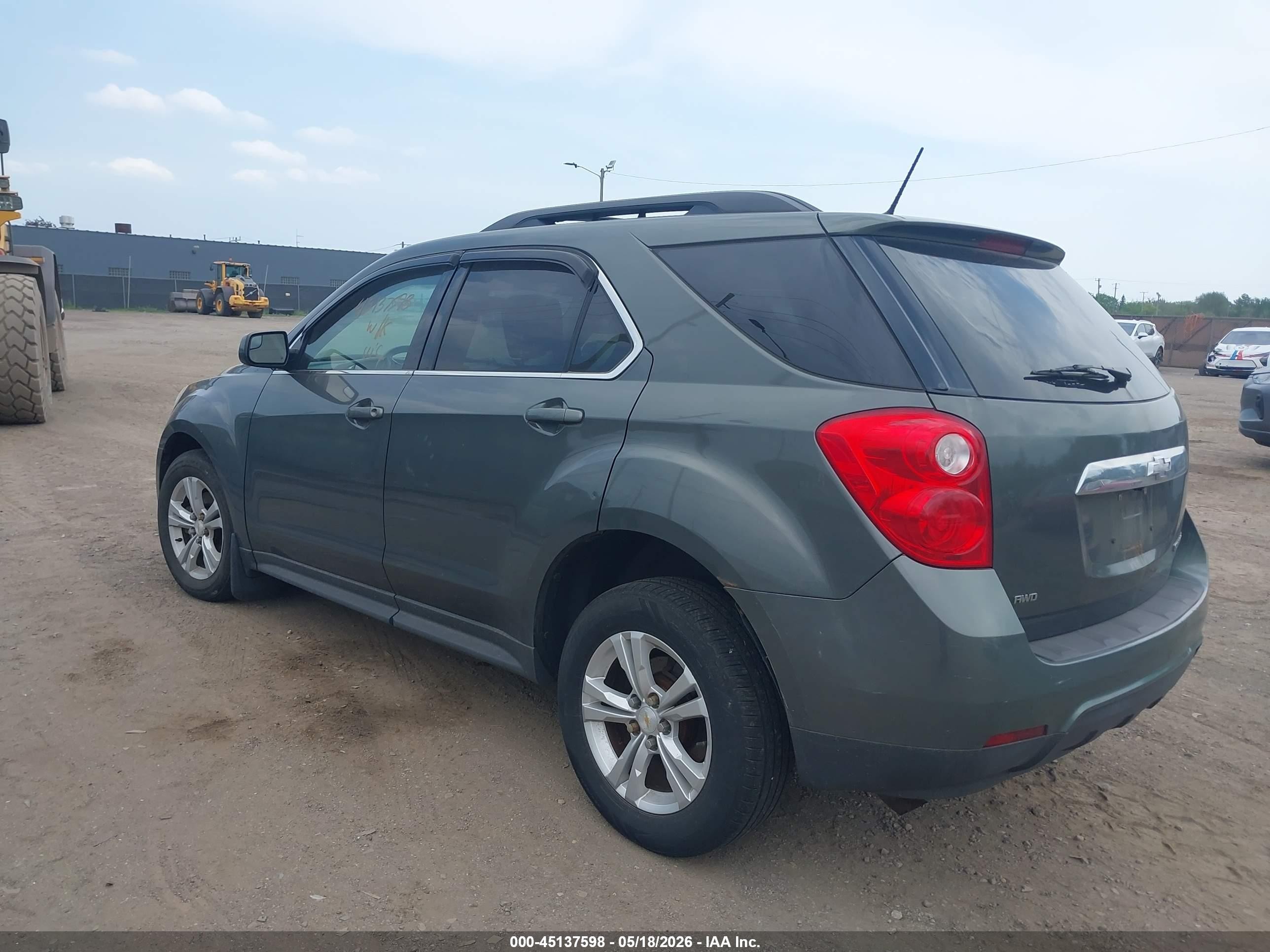 2013 Chevrolet Equinox Lt Gray vin: 2GNFLEEK2D6298063