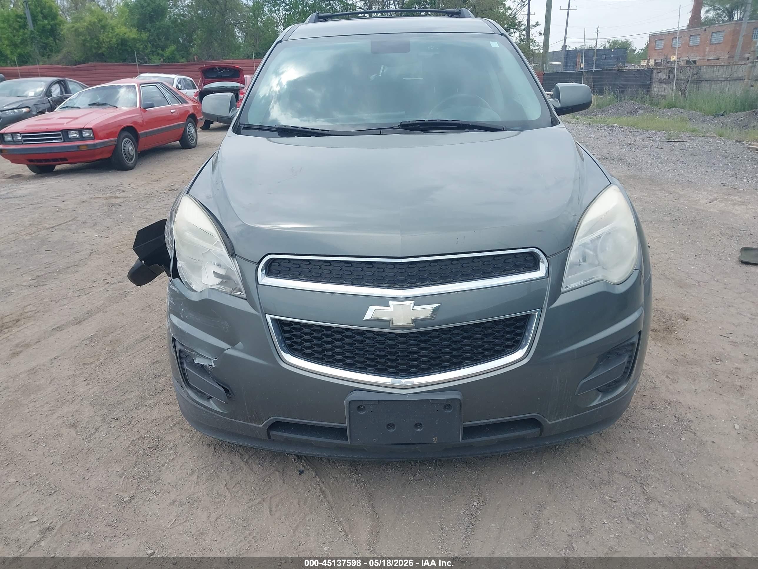 2013 Chevrolet Equinox Lt Gray vin: 2GNFLEEK2D6298063