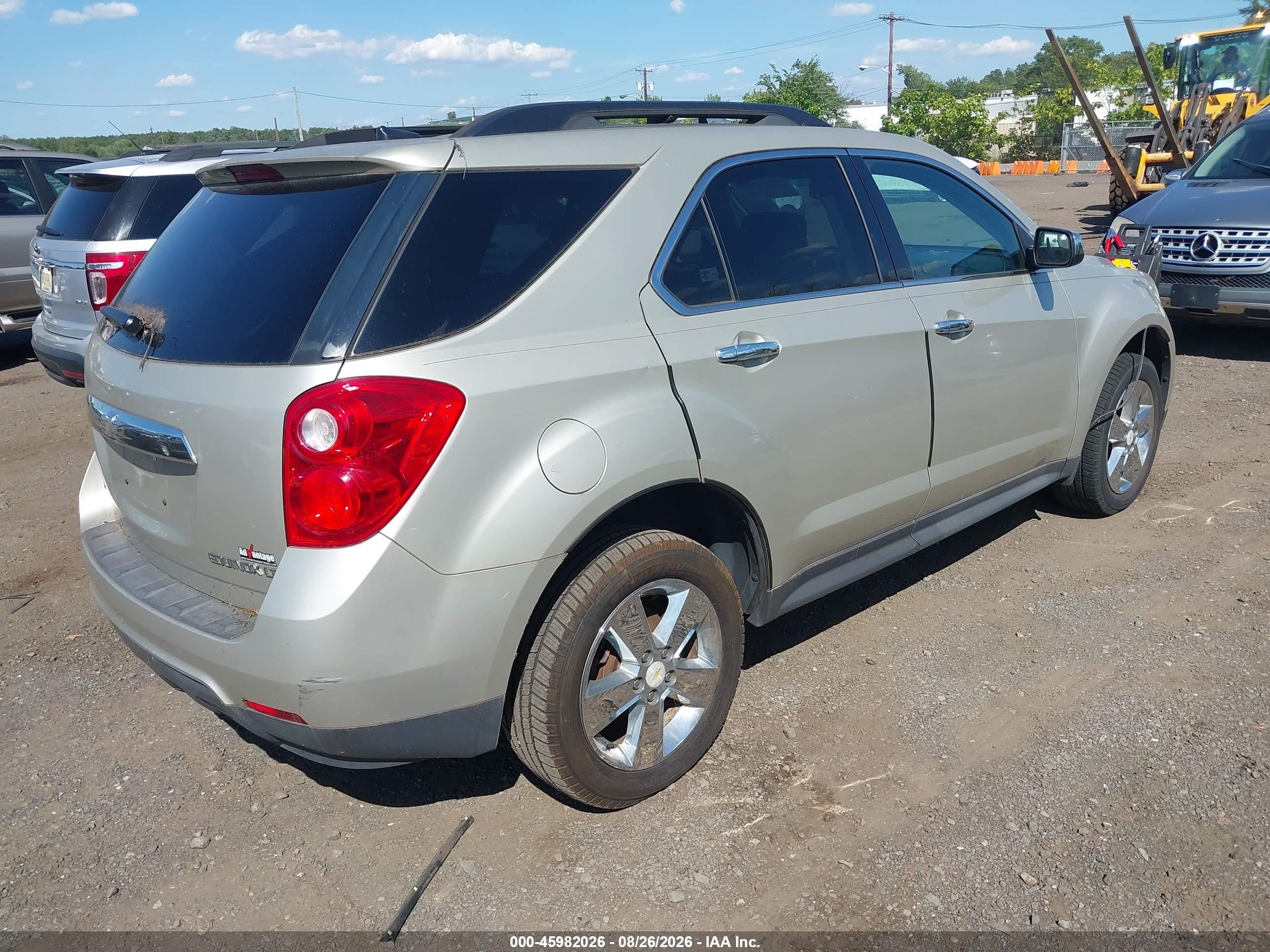 2013 Chevrolet Equinox 1lt Champagne vin: 2GNFLEEK2D6410022