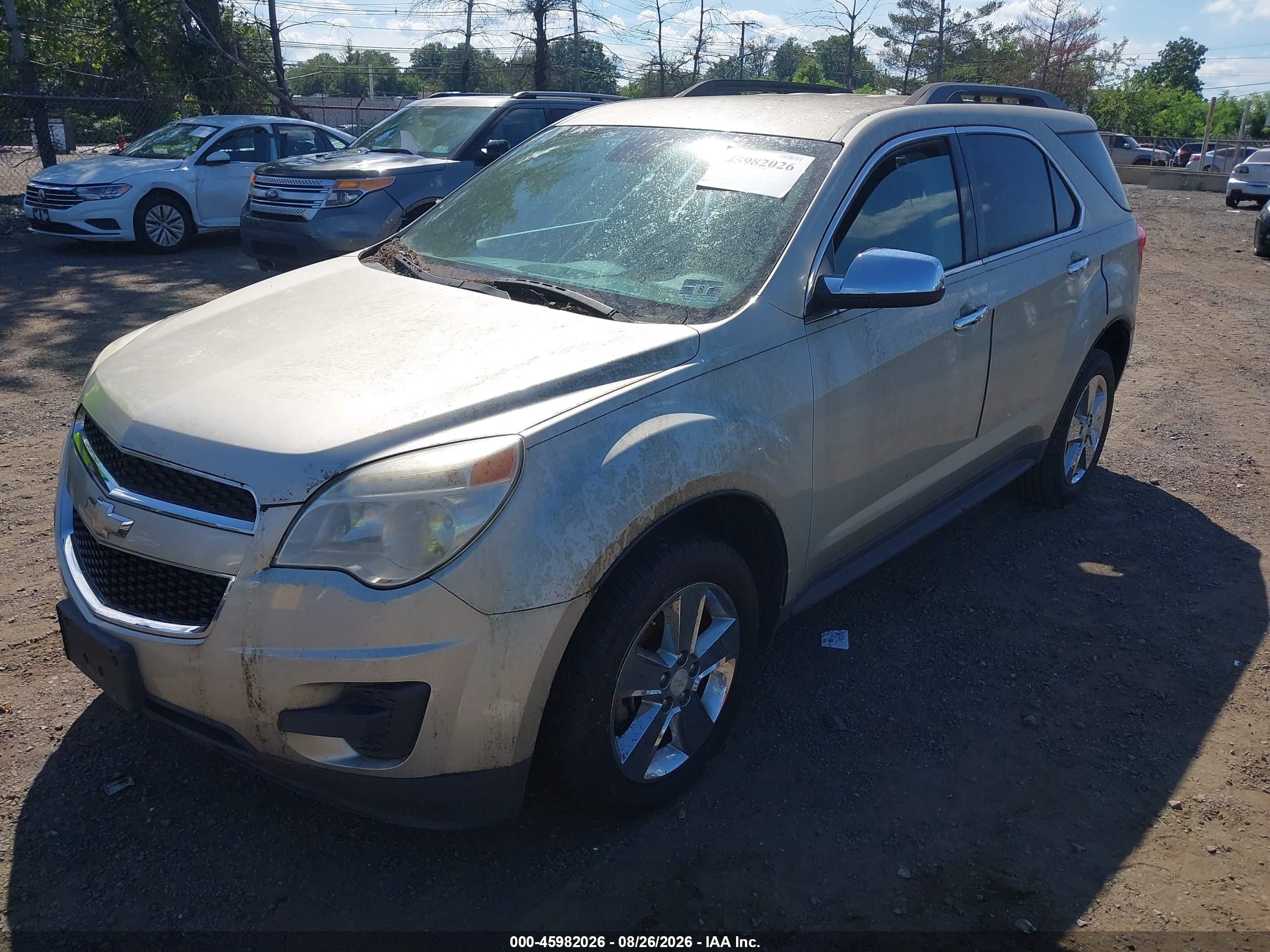 2013 Chevrolet Equinox 1lt Champagne vin: 2GNFLEEK2D6410022