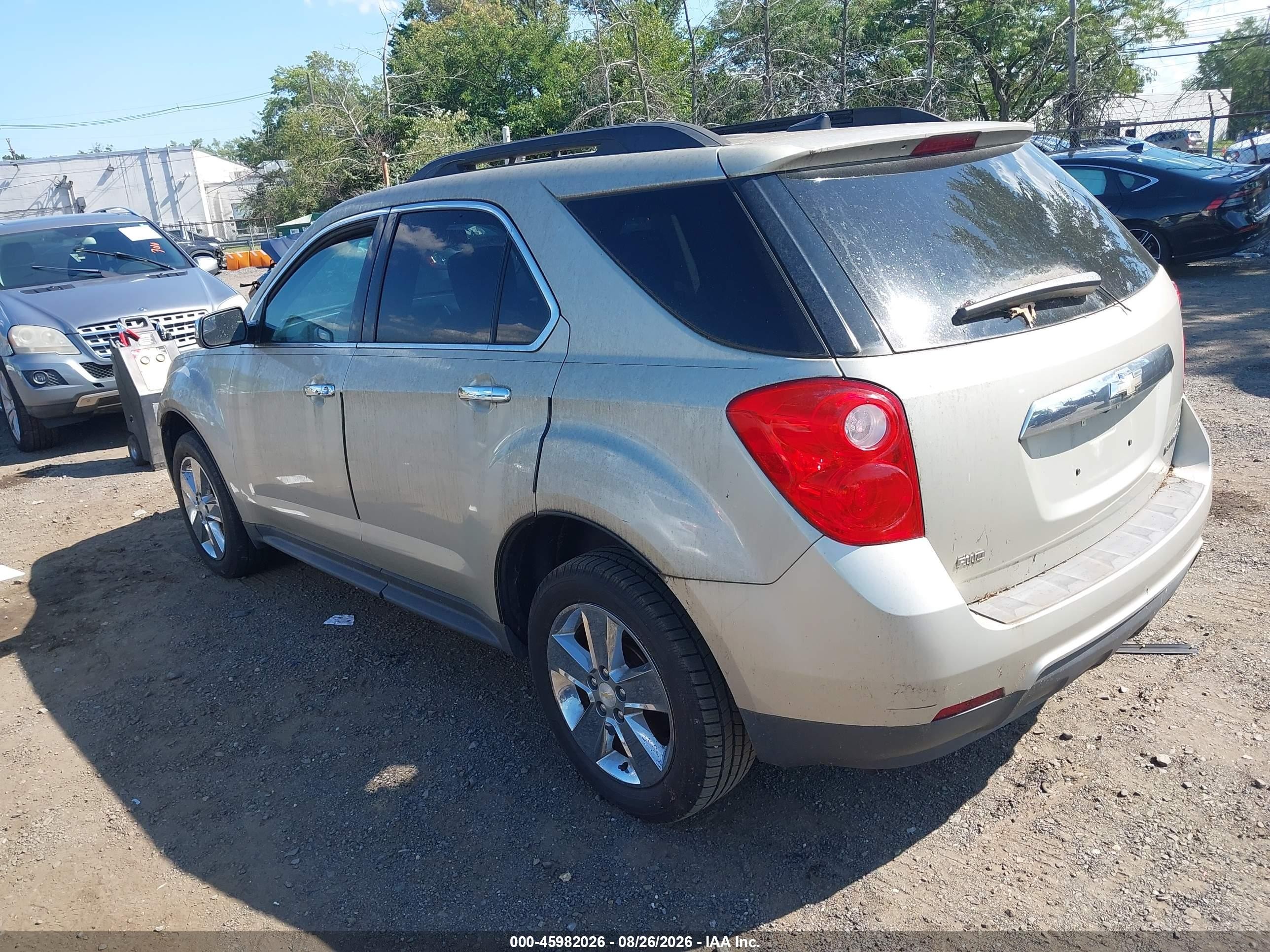 2013 Chevrolet Equinox 1lt Champagne vin: 2GNFLEEK2D6410022