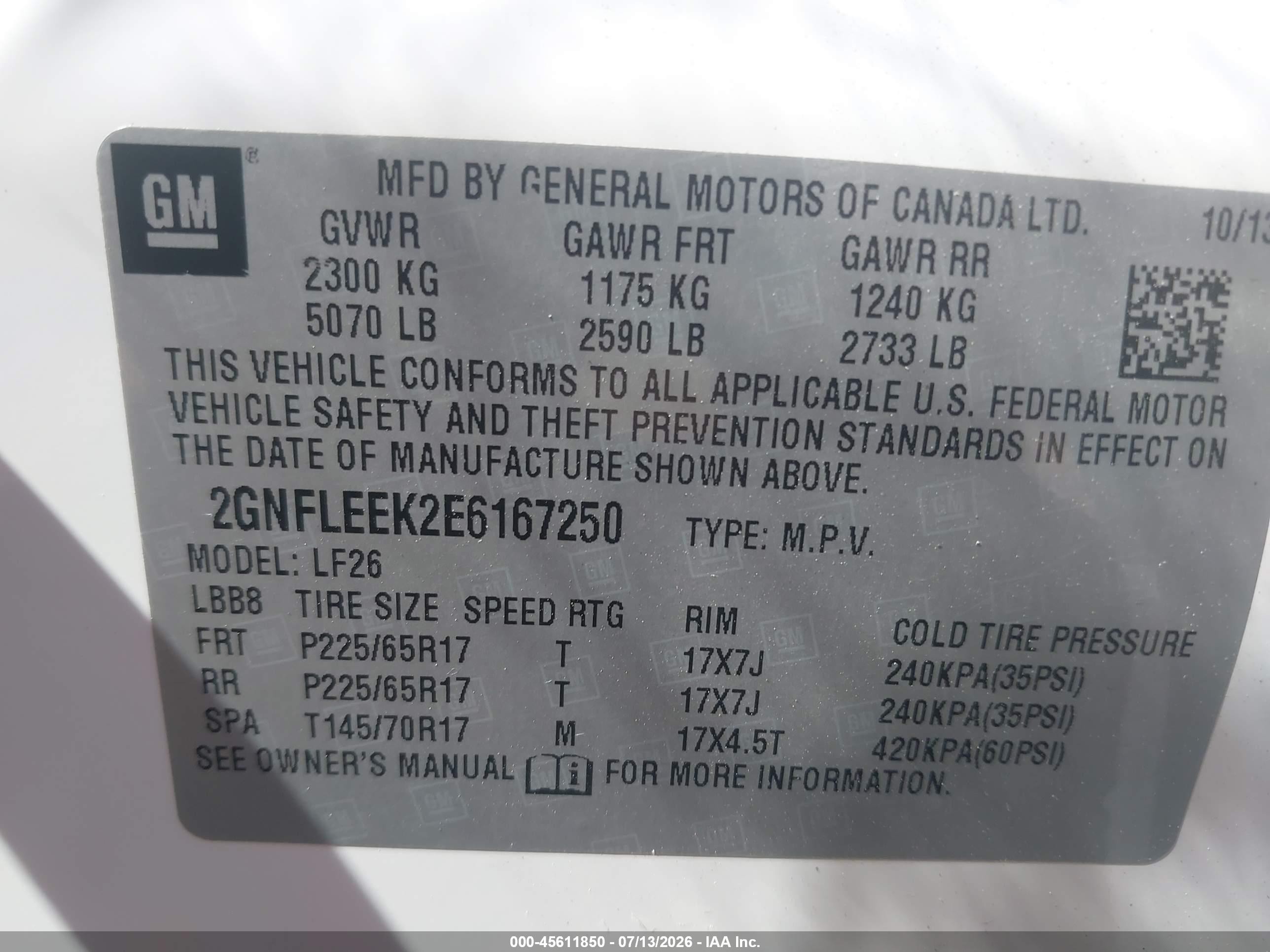 2014 Chevrolet Equinox Ls Белый vin: 2GNFLEEK2E6167250