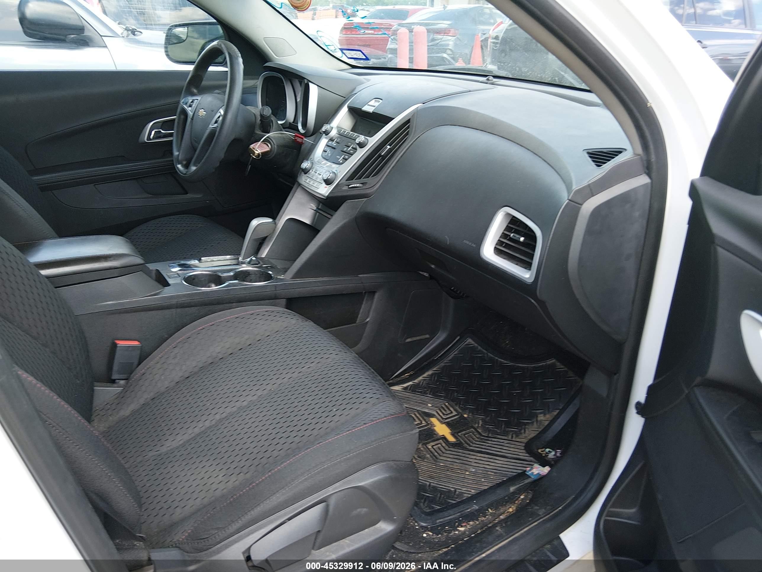 2014 Chevrolet Equinox Ls White vin: 2GNFLEEK2E6184601