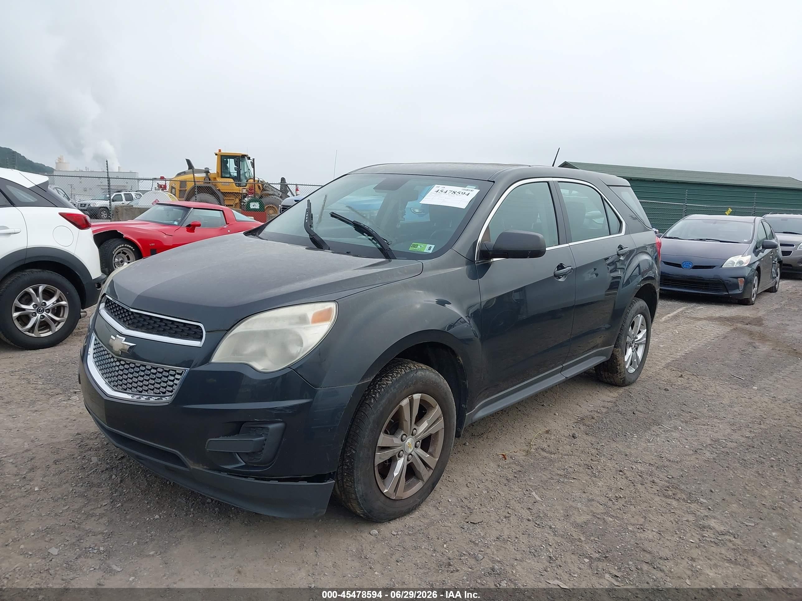 2014 Chevrolet Equinox Ls Gray vin: 2GNFLEEK2E6237359