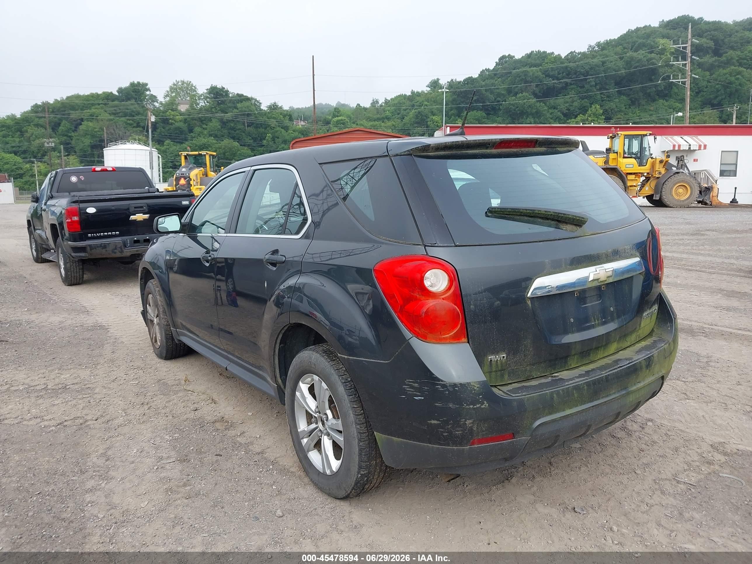 2014 Chevrolet Equinox Ls Gray vin: 2GNFLEEK2E6237359