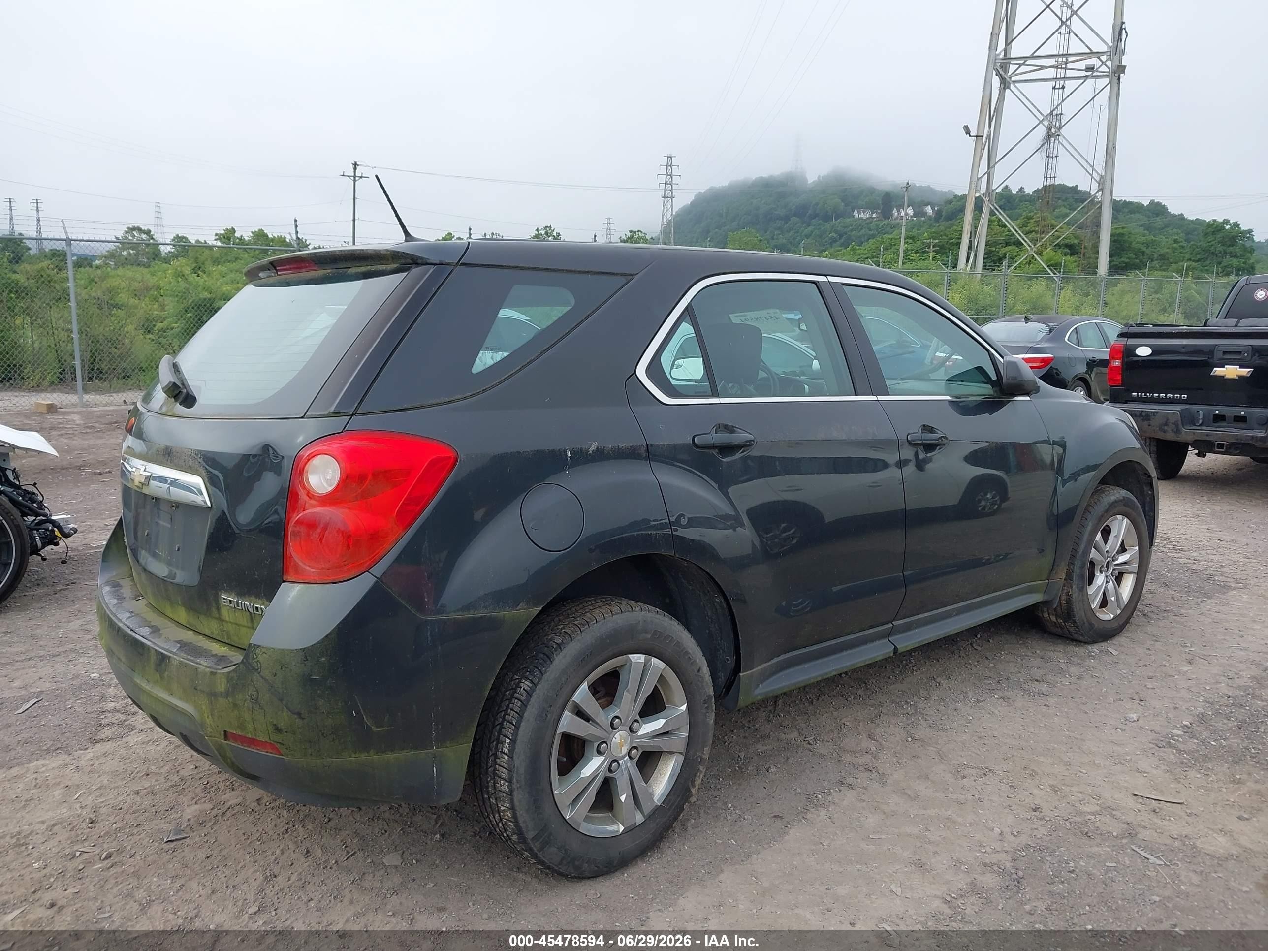 2014 Chevrolet Equinox Ls Gray vin: 2GNFLEEK2E6237359