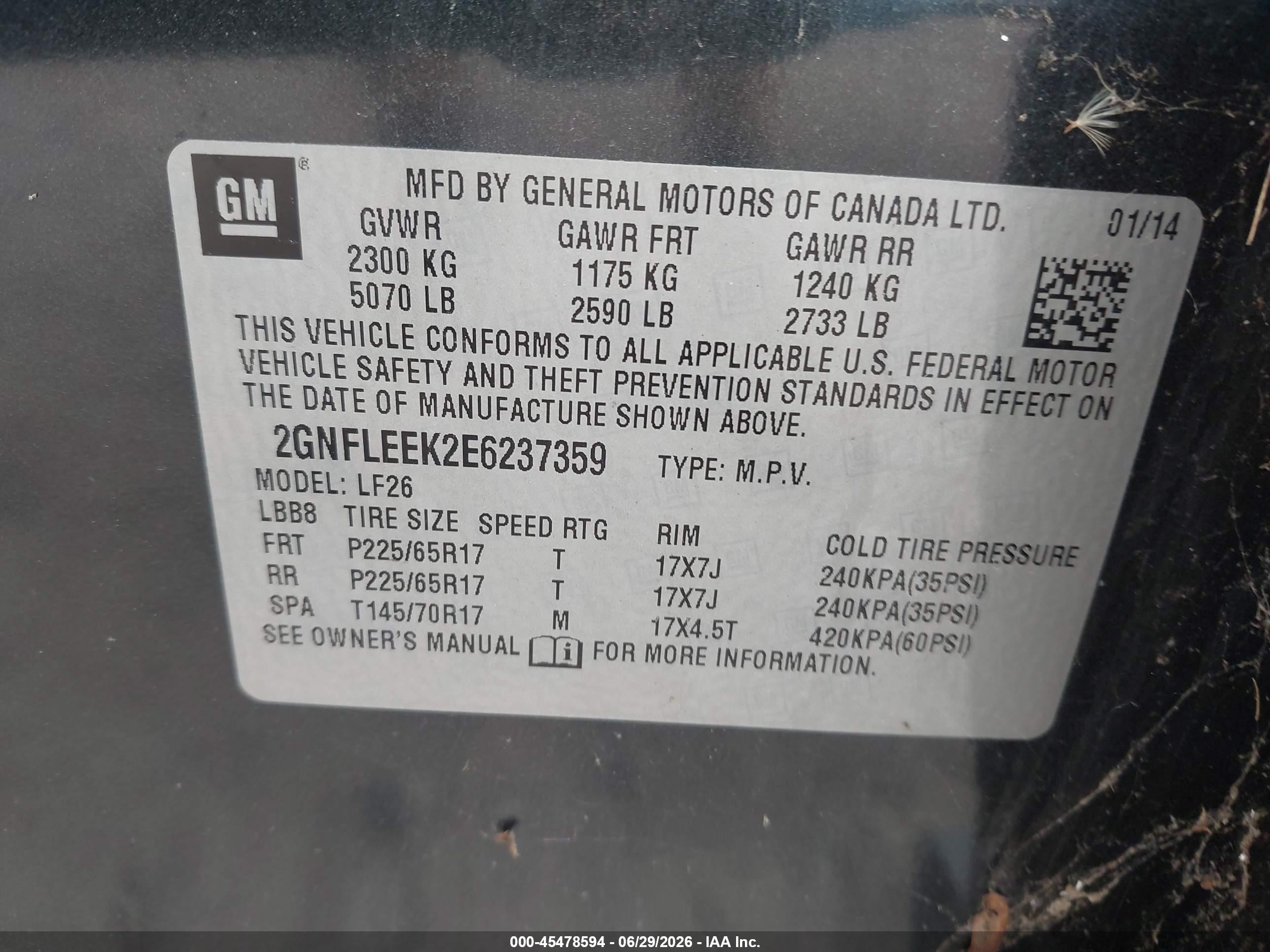 2014 Chevrolet Equinox Ls Gray vin: 2GNFLEEK2E6237359