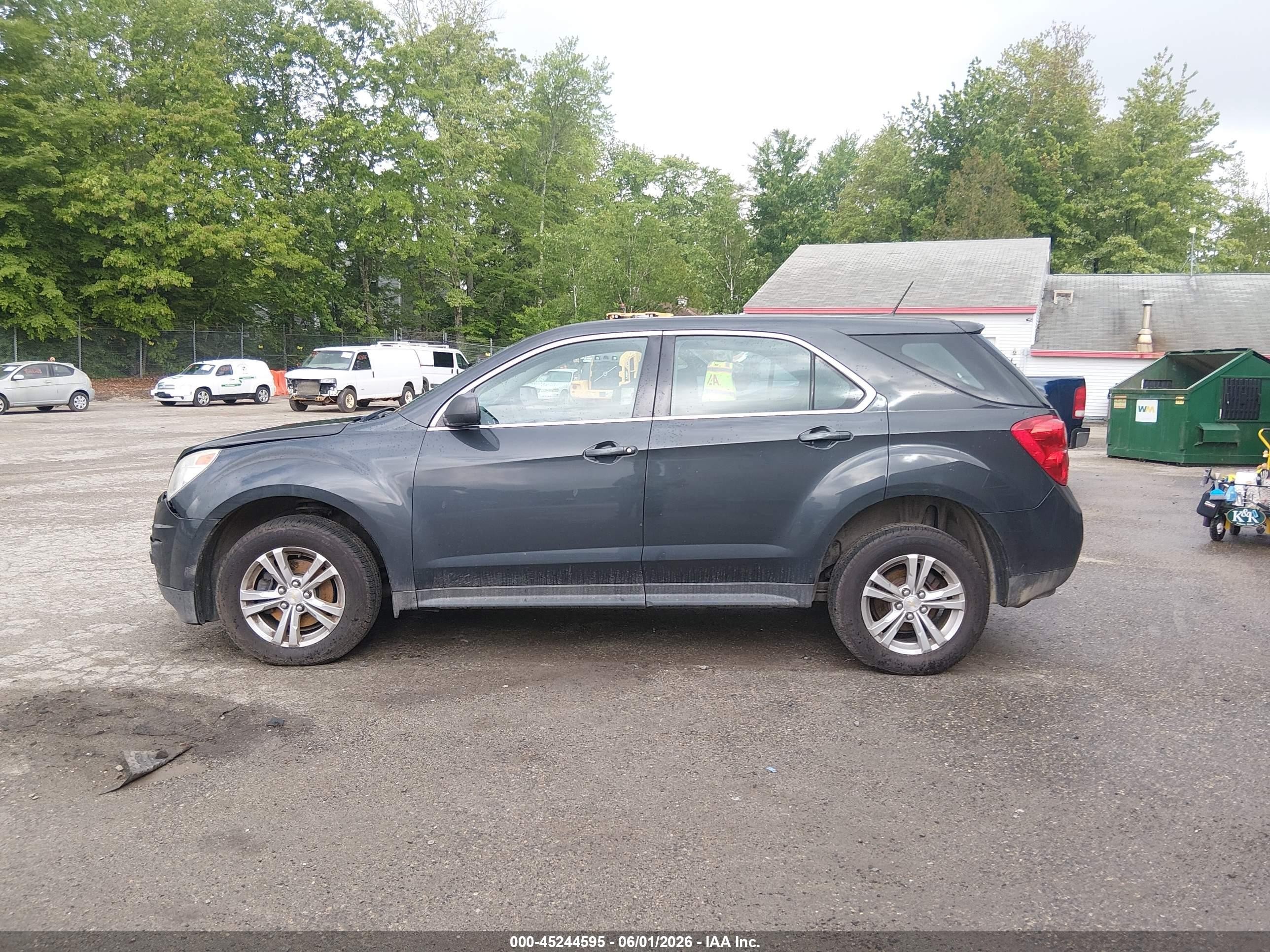 2014 Chevrolet Equinox Ls Серый vin: 2GNFLEEK2E6332178
