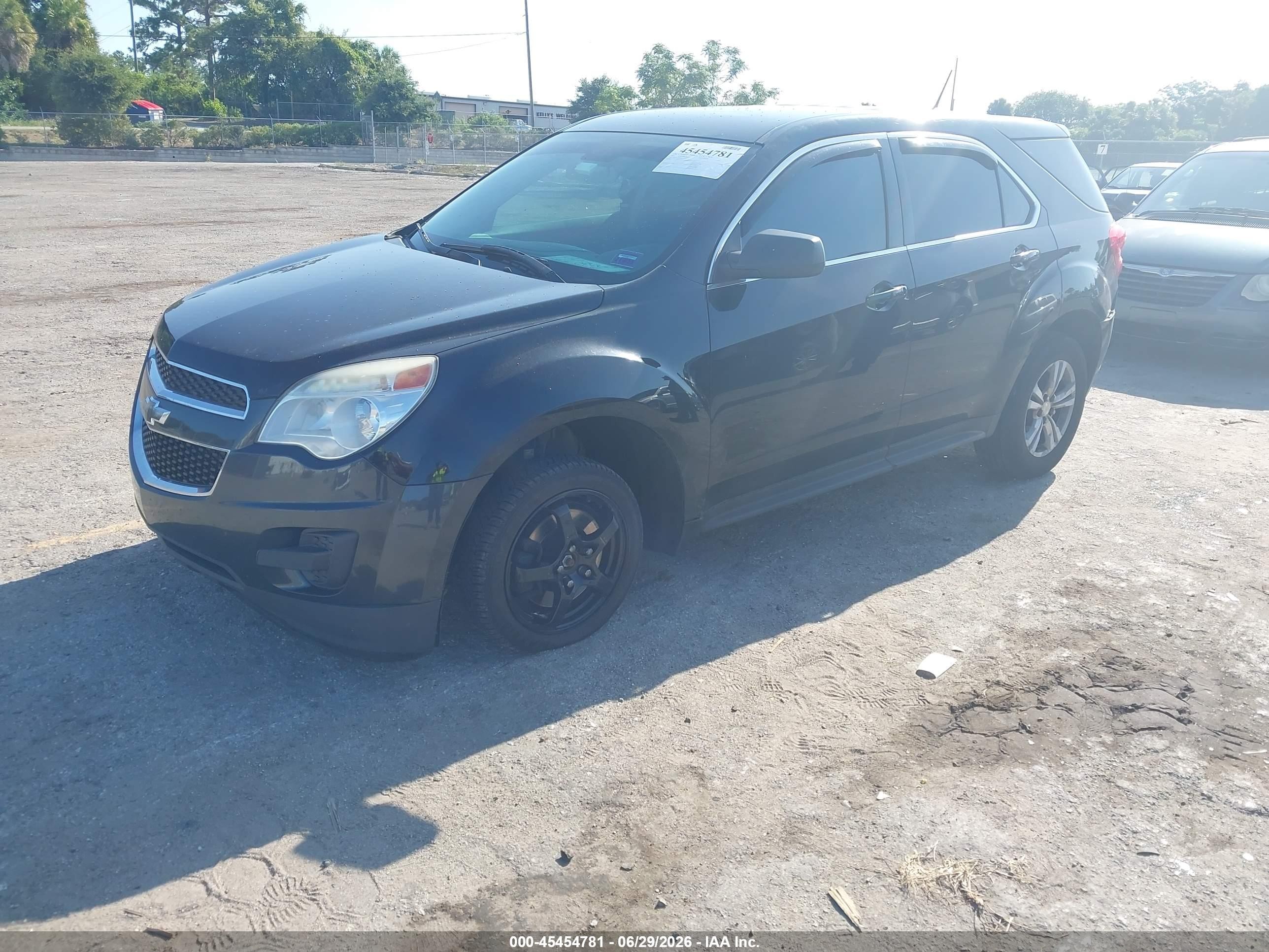 2014 Chevrolet Equinox Ls Black vin: 2GNFLEEK2E6362328