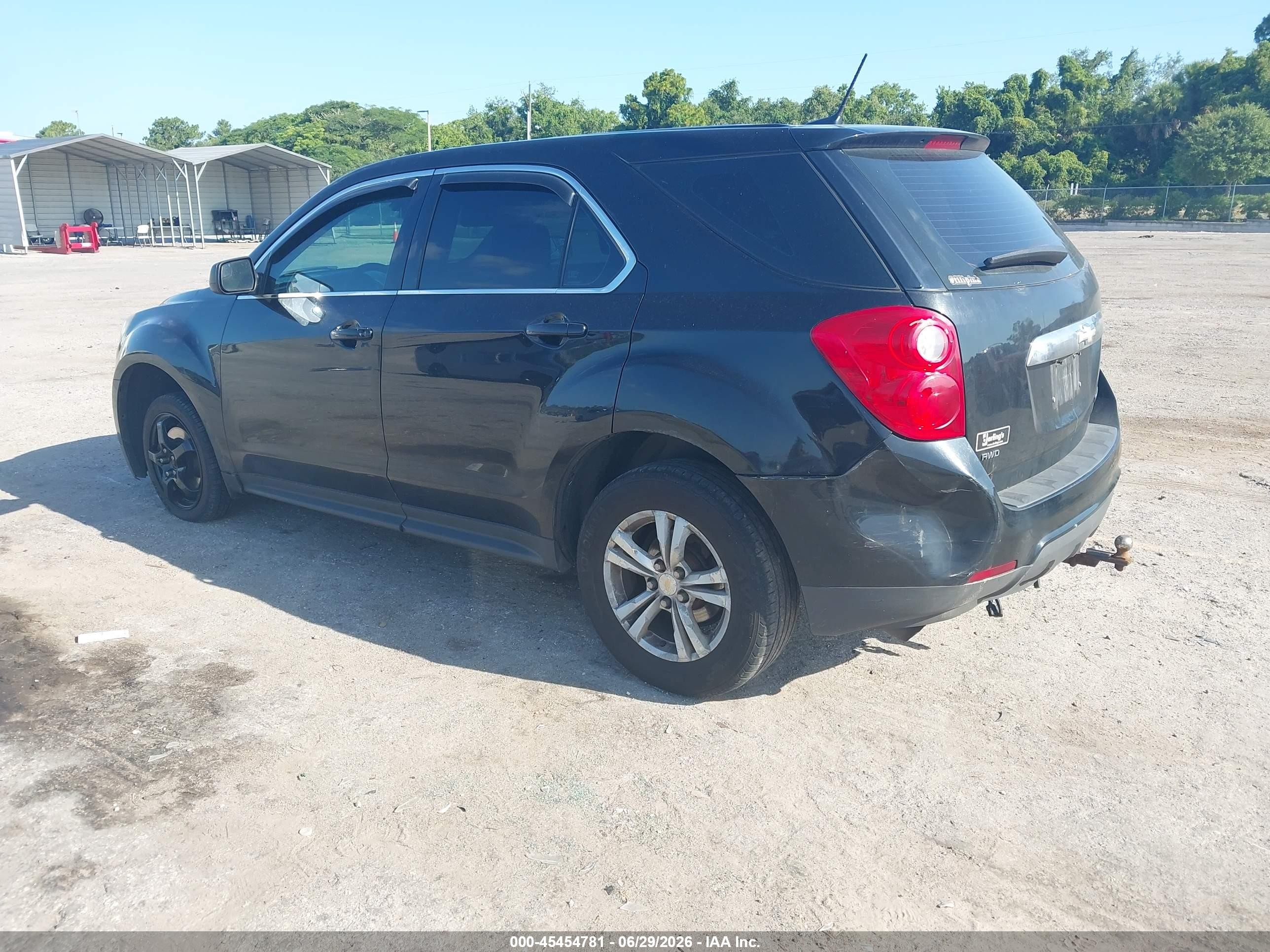 2014 Chevrolet Equinox Ls Black vin: 2GNFLEEK2E6362328