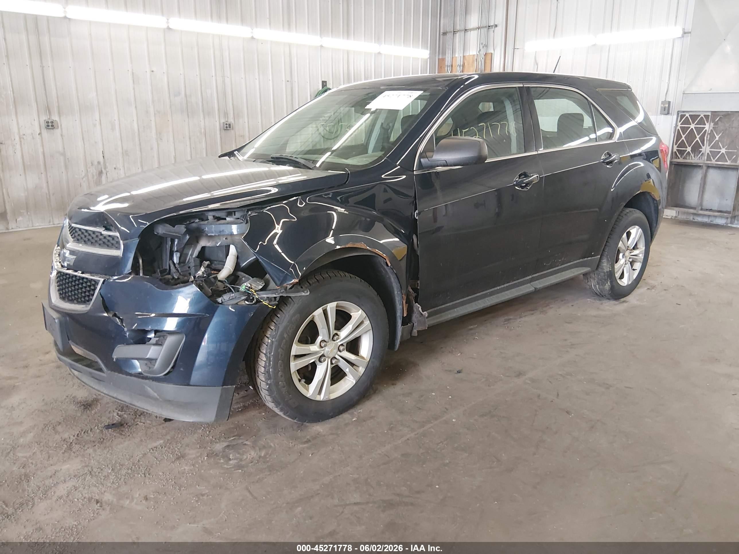 2015 Chevrolet Equinox Ls Dark Blue vin: 2GNFLEEK2F6195602